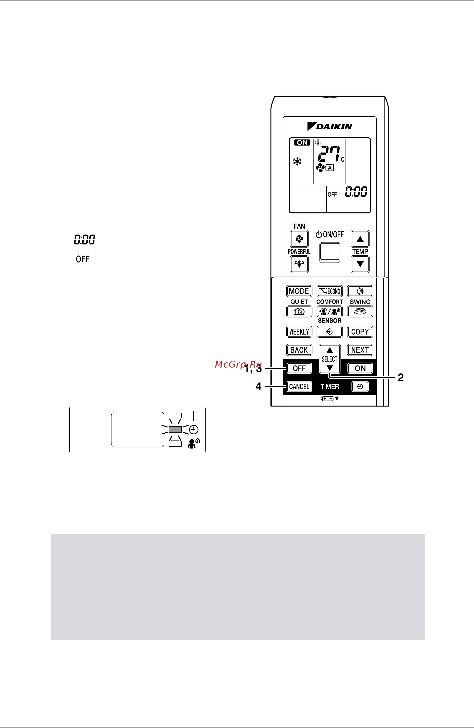 Daikin FTXS35G2V1B [85/319] Timer operation