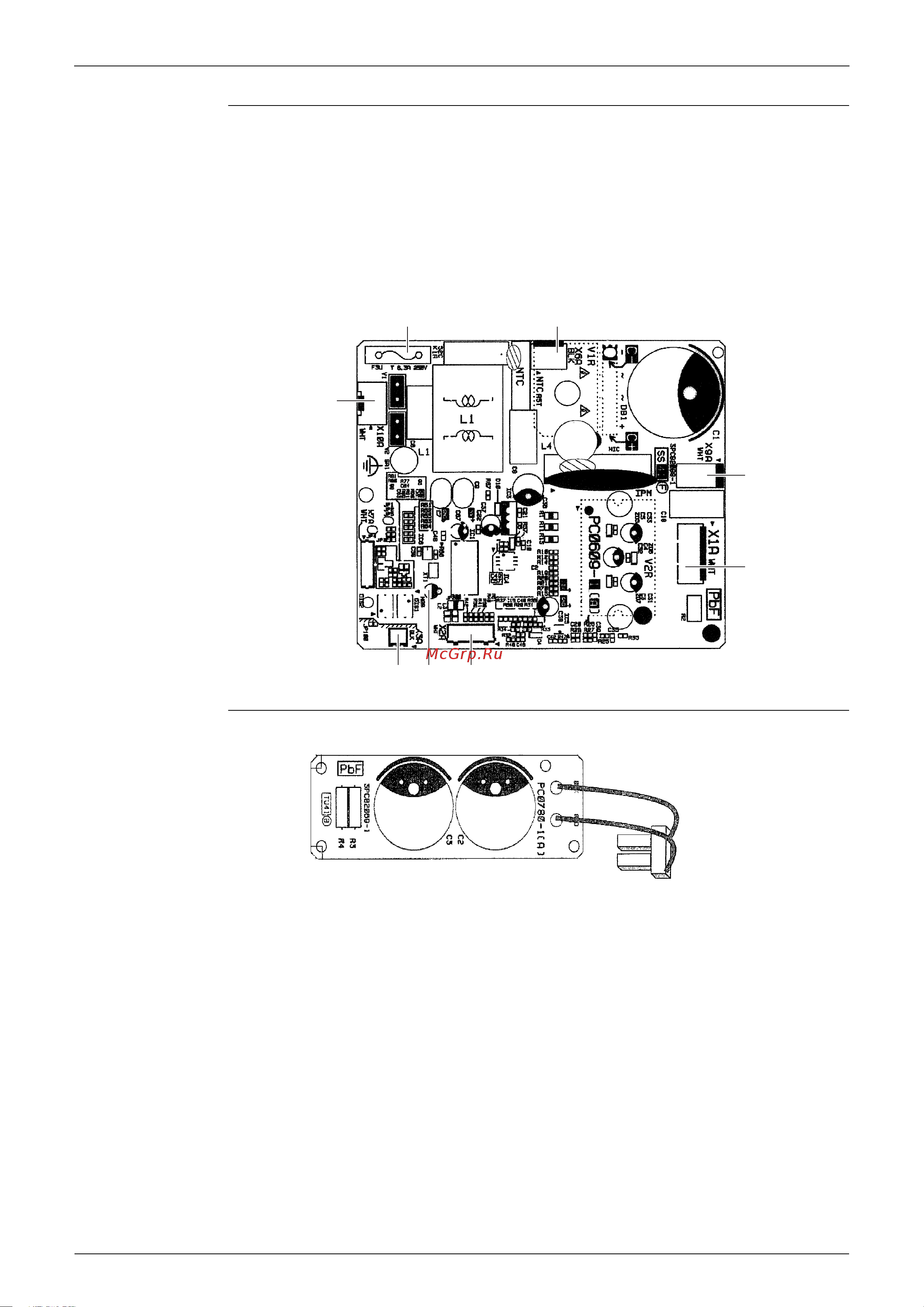 Daikin FTXG50JV1BA [80/302] Capacitor pcb fbq60c8veb only