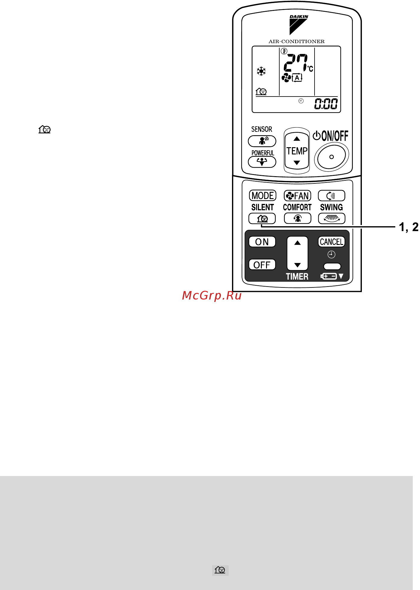 Daikin FTXG35EVMAS [16/30] Outdoor unit silent operation