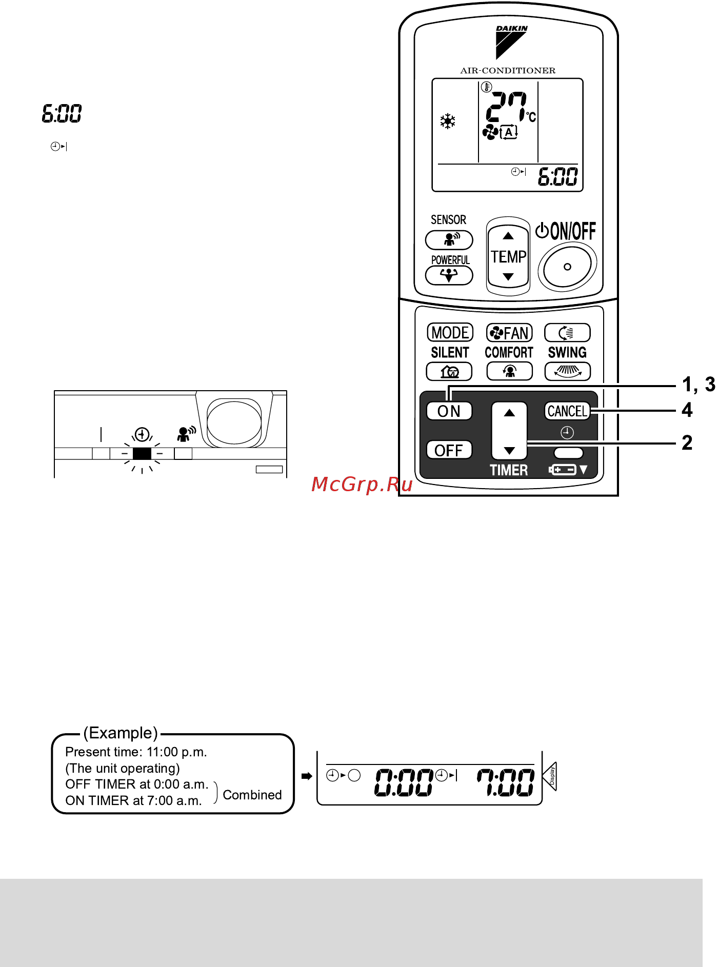Daikin FTXG35EVMAS [20/30] I to cancel on timer operation