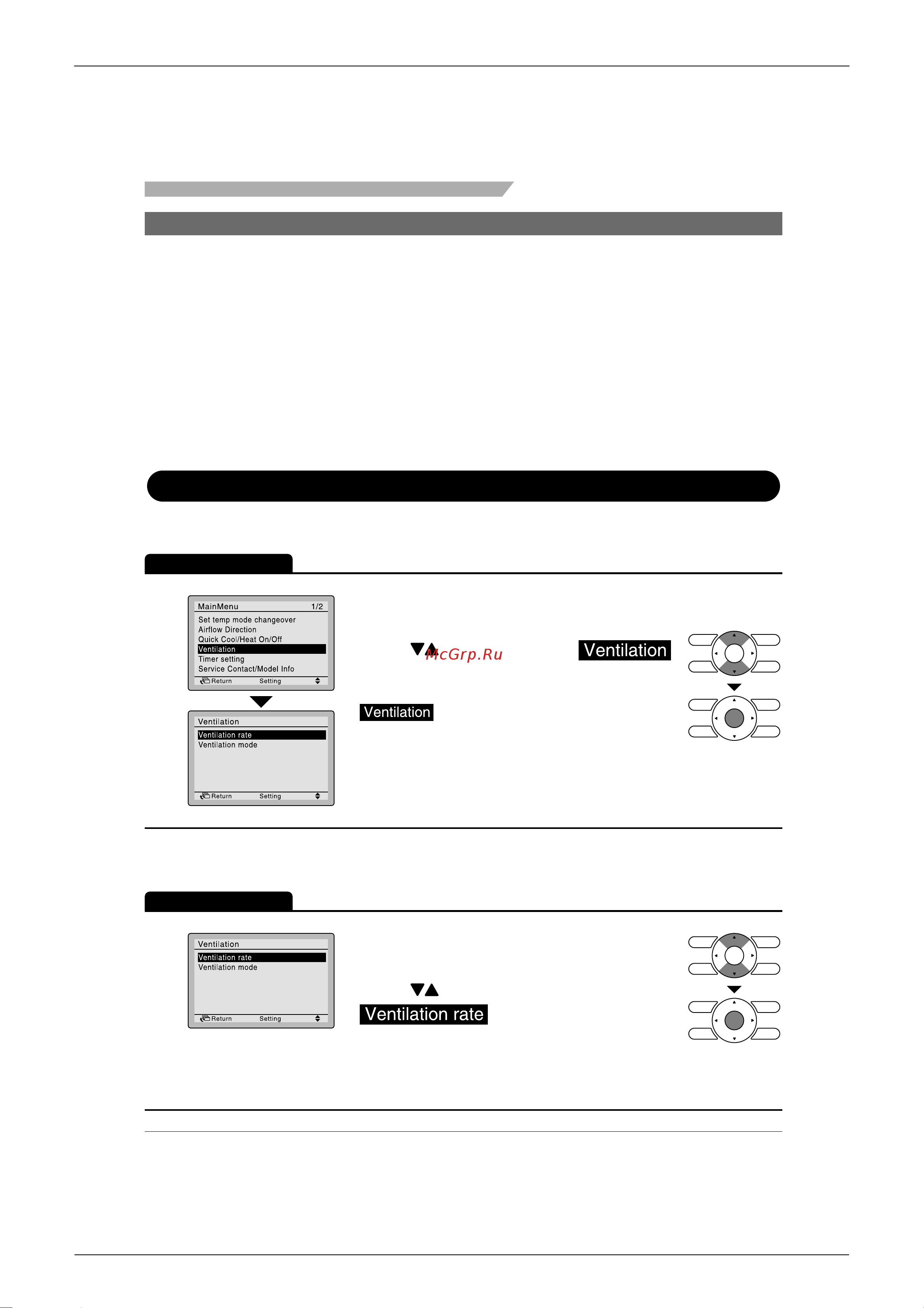 Daikin 4MXS68F2V1B [262/501] Menu manipulation
