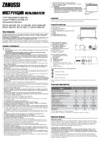Zanussi ZCH/S-1000 MR Инструкция по эксплуатации