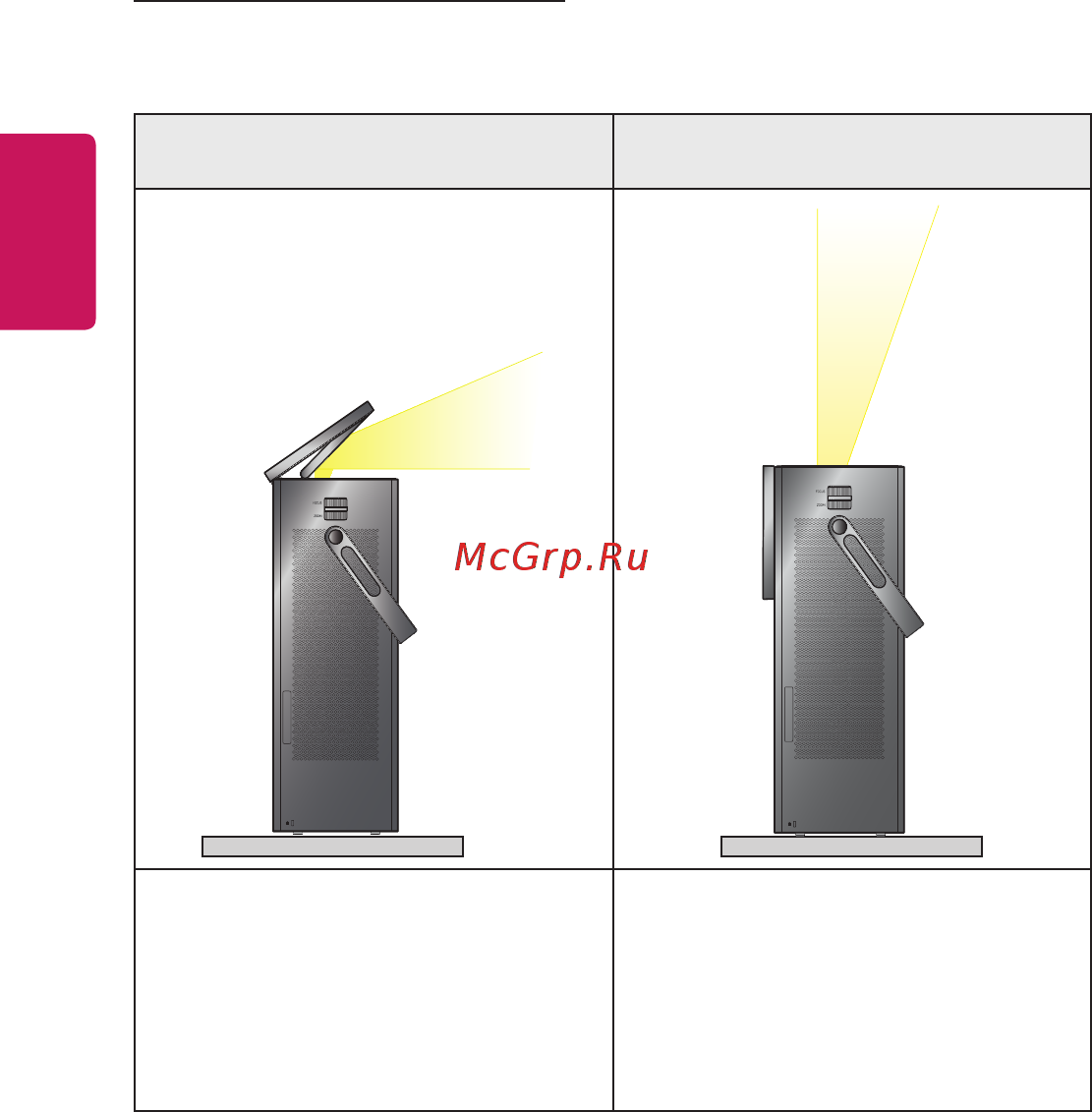 LG HU80KG [32/158] Вертикальная установка