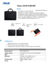 Asus SLIM EEE CARRY BAG Инструкция по эксплуатации