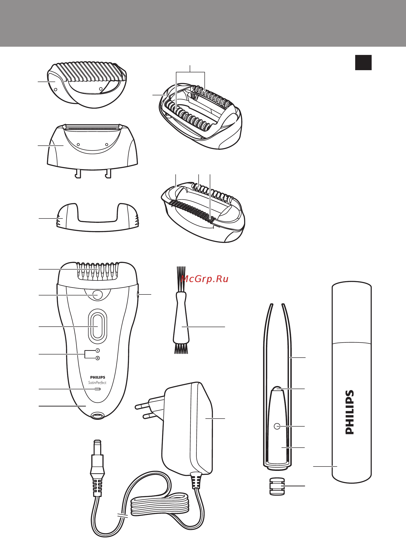 Philips HP6576/00 Инструкция по эксплуатации онлайн [3/19] 37007