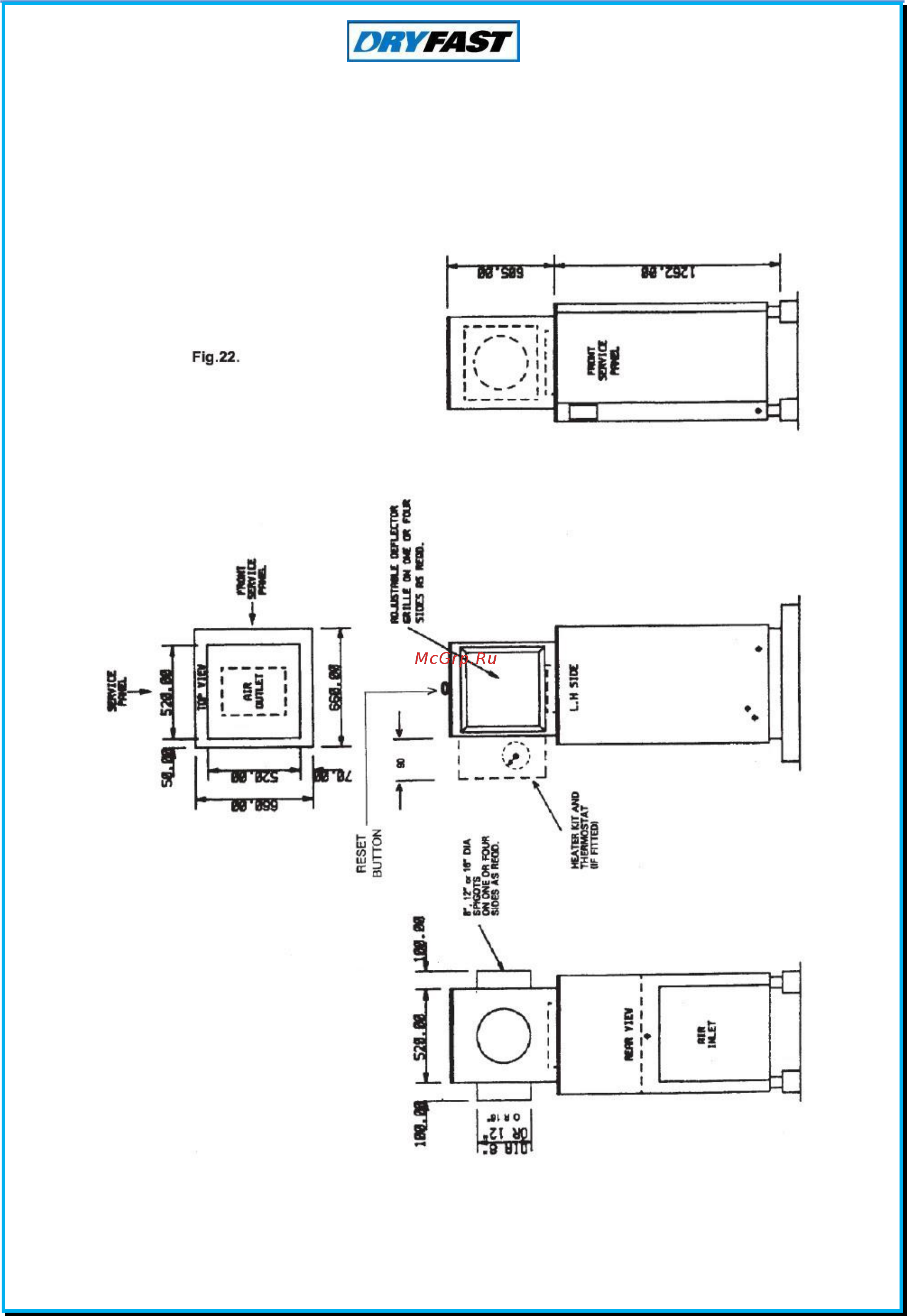 Dryfast DH 600 BY [20/26] Www dryfast ru