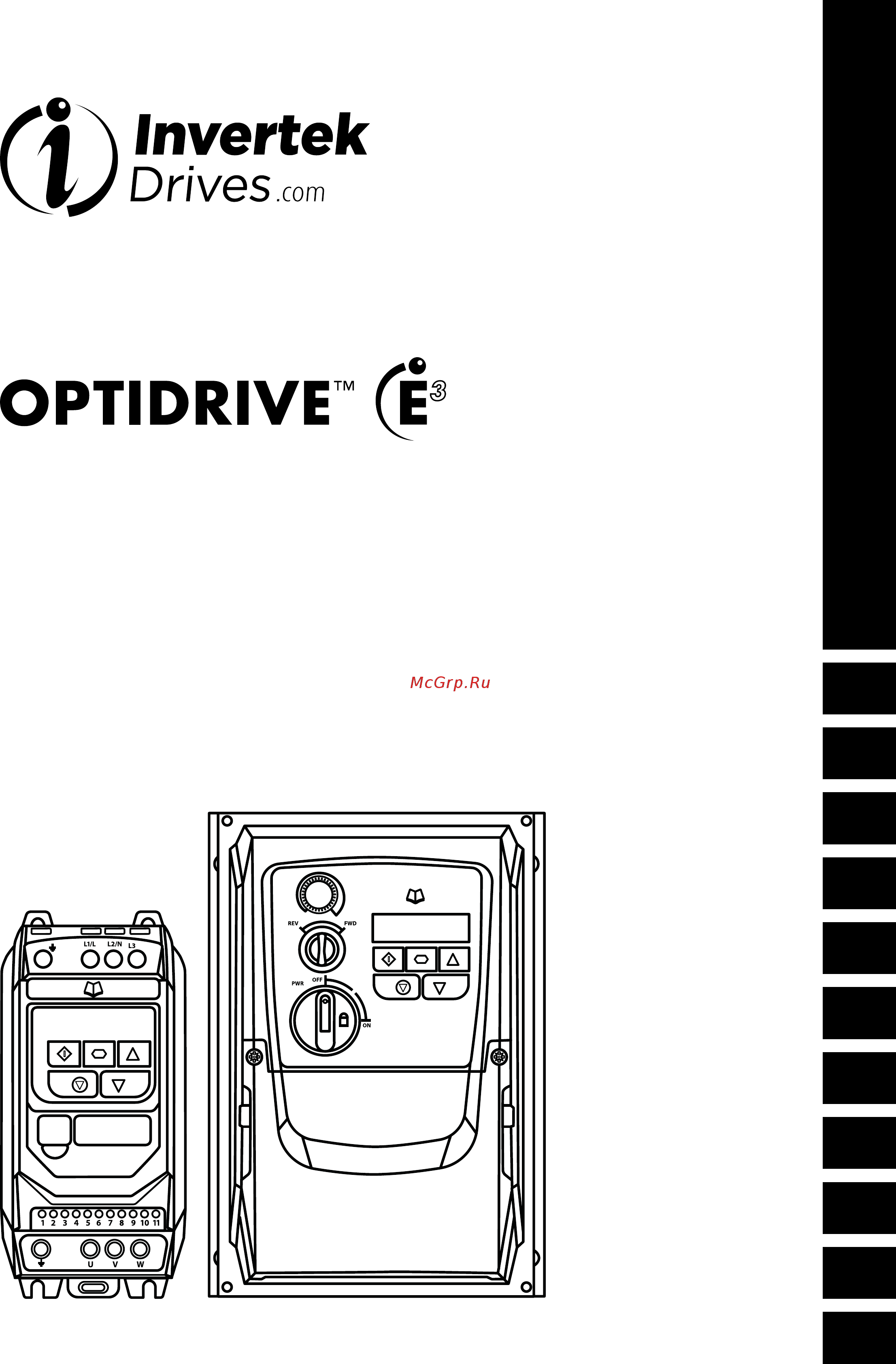 Invertek Drives ODE-3-220070-3 Инструкция по эксплуатации онлайн