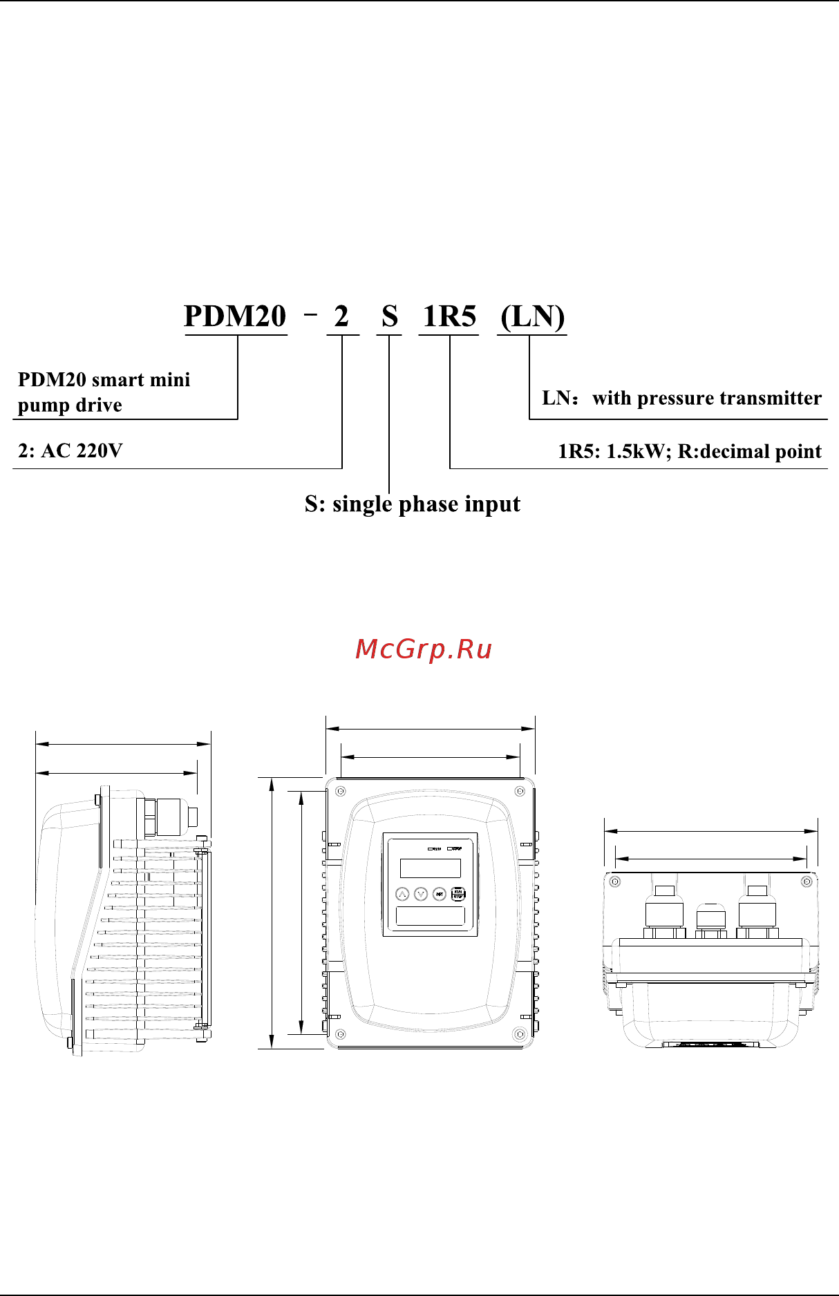 Optimus Drive PDM20-2S1R5 [13/54] Chapter 2 appearance and wiring