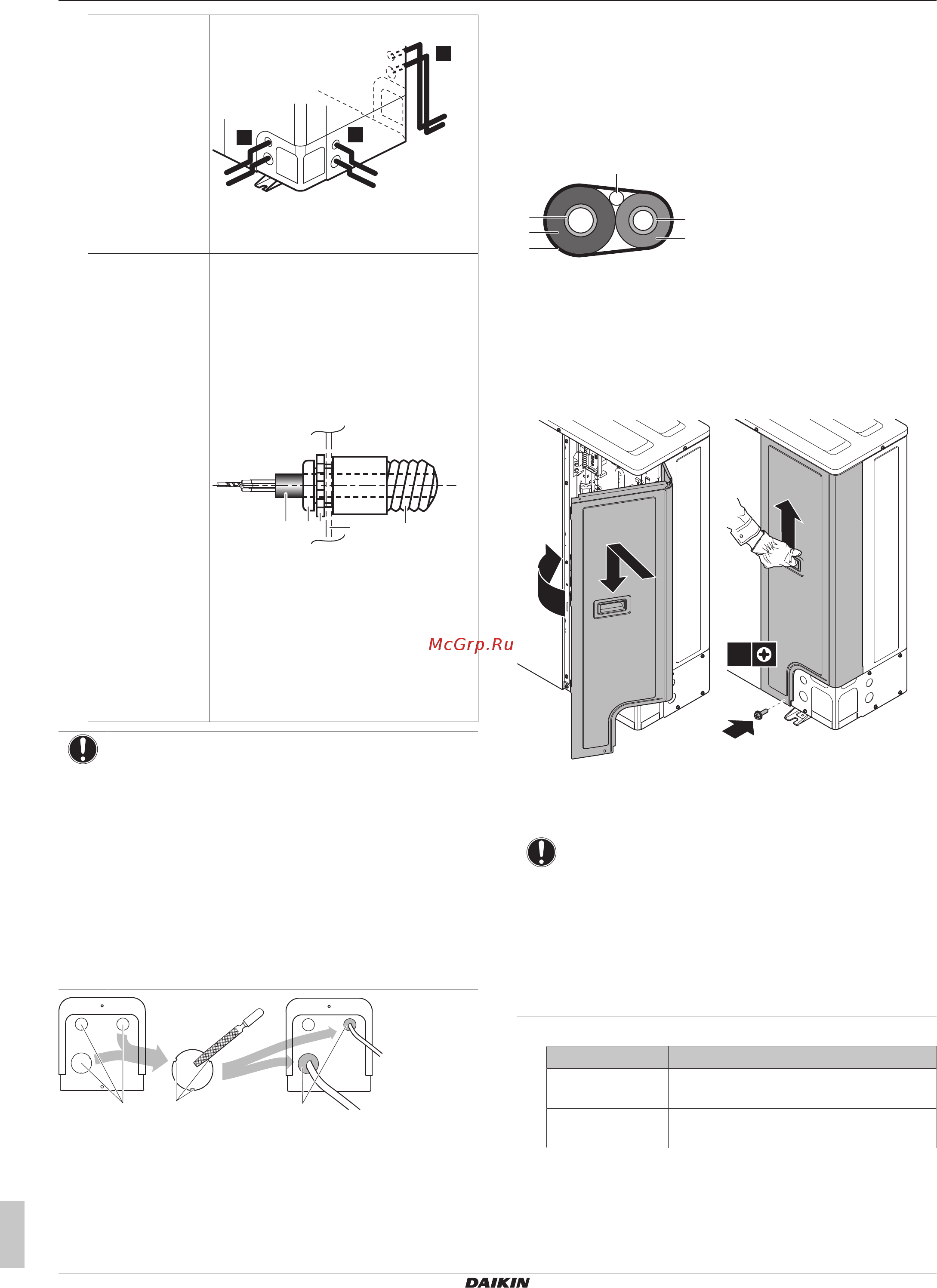 Daikin AZAS71M2V1B [24/36] Монтаж