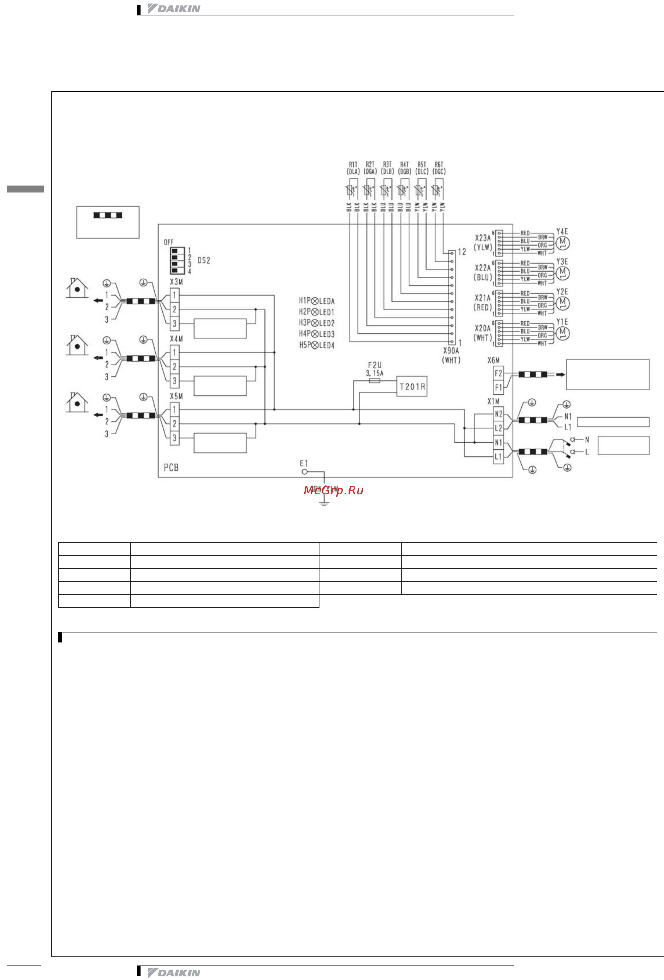 Daikin BPMKS967B2B [10/11] Монтажные схемы