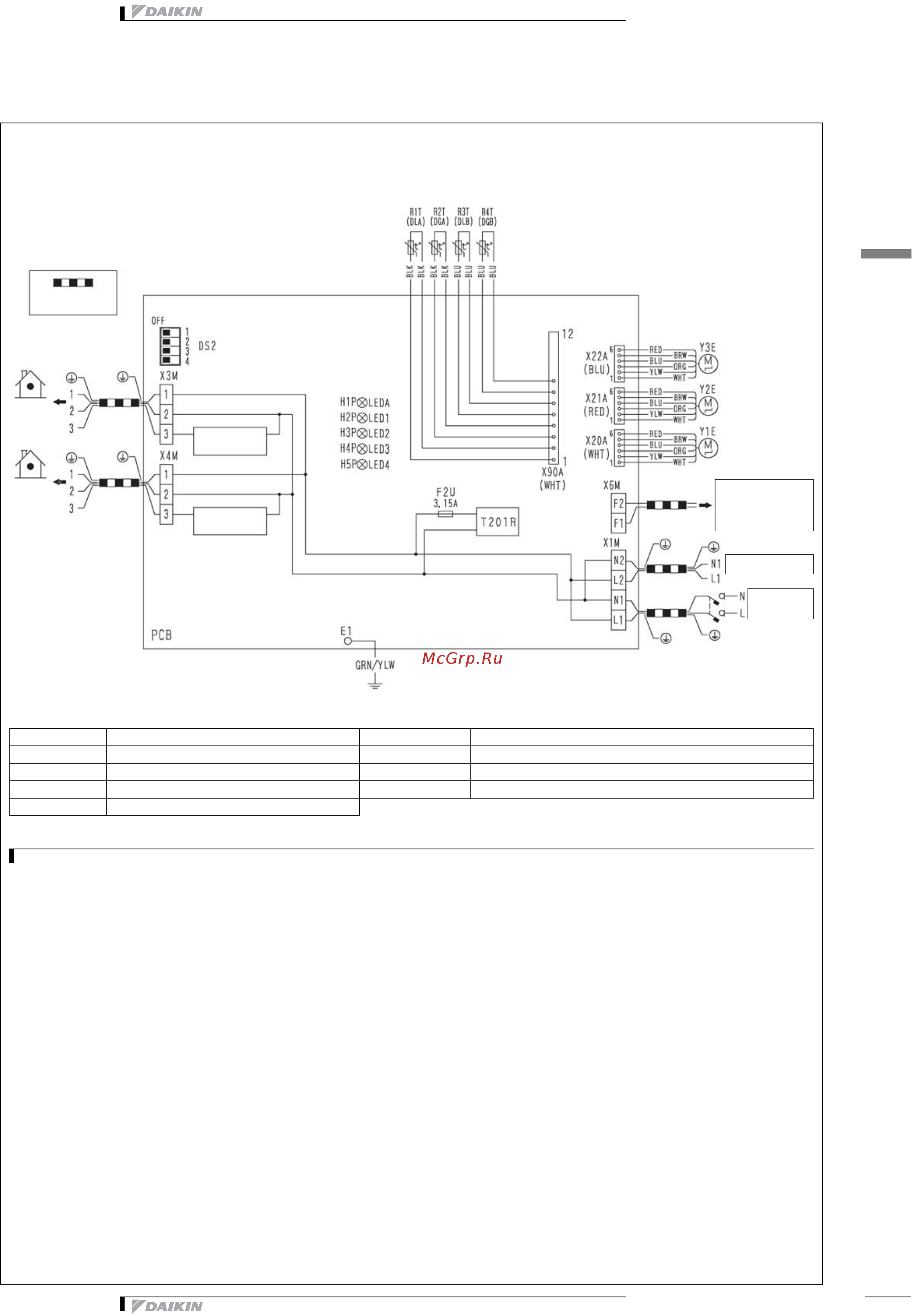 Daikin BPMKS967B2B [9/11] Монтажные схемы