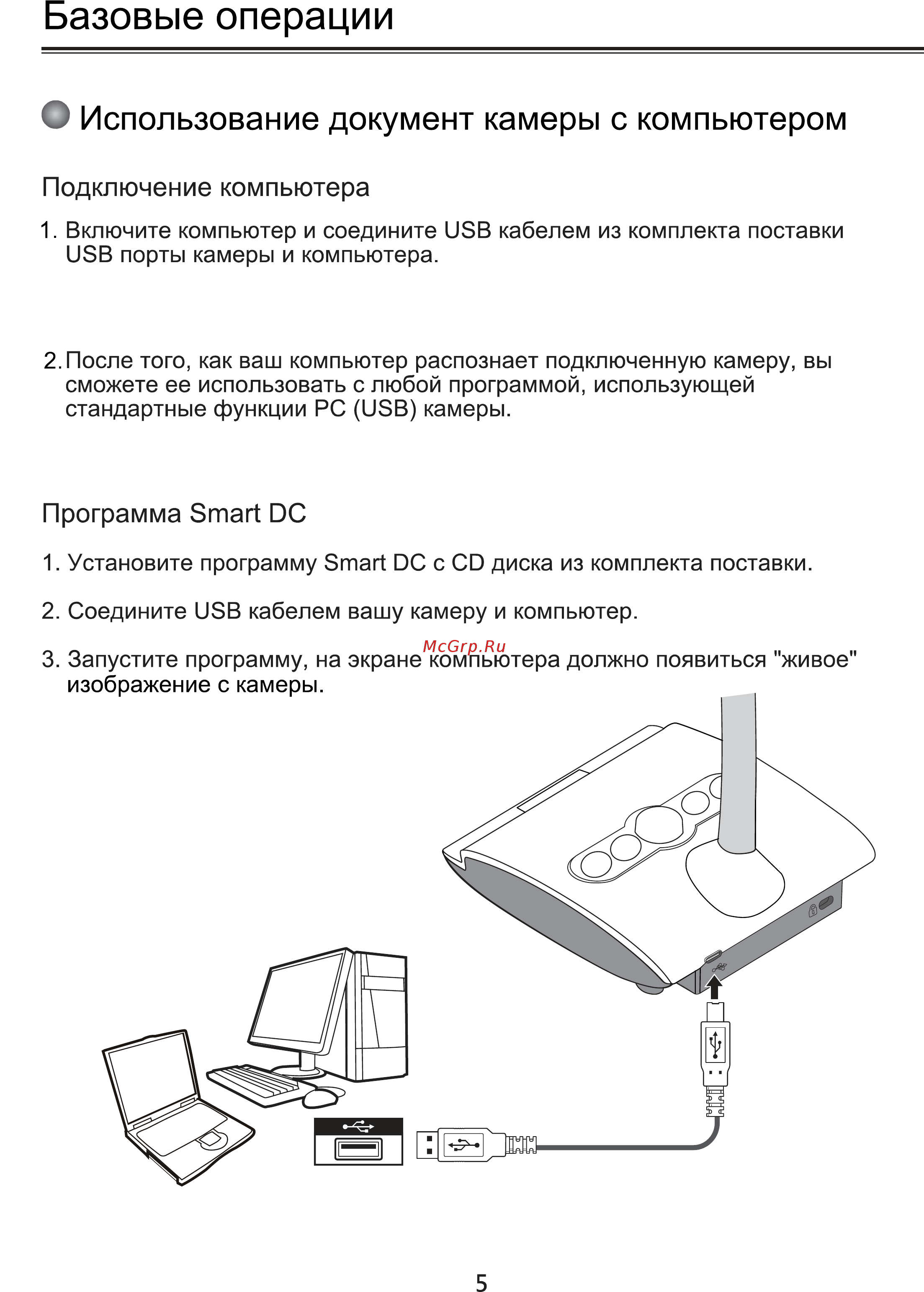 Doko DS08FU [7/11] Базовые операции