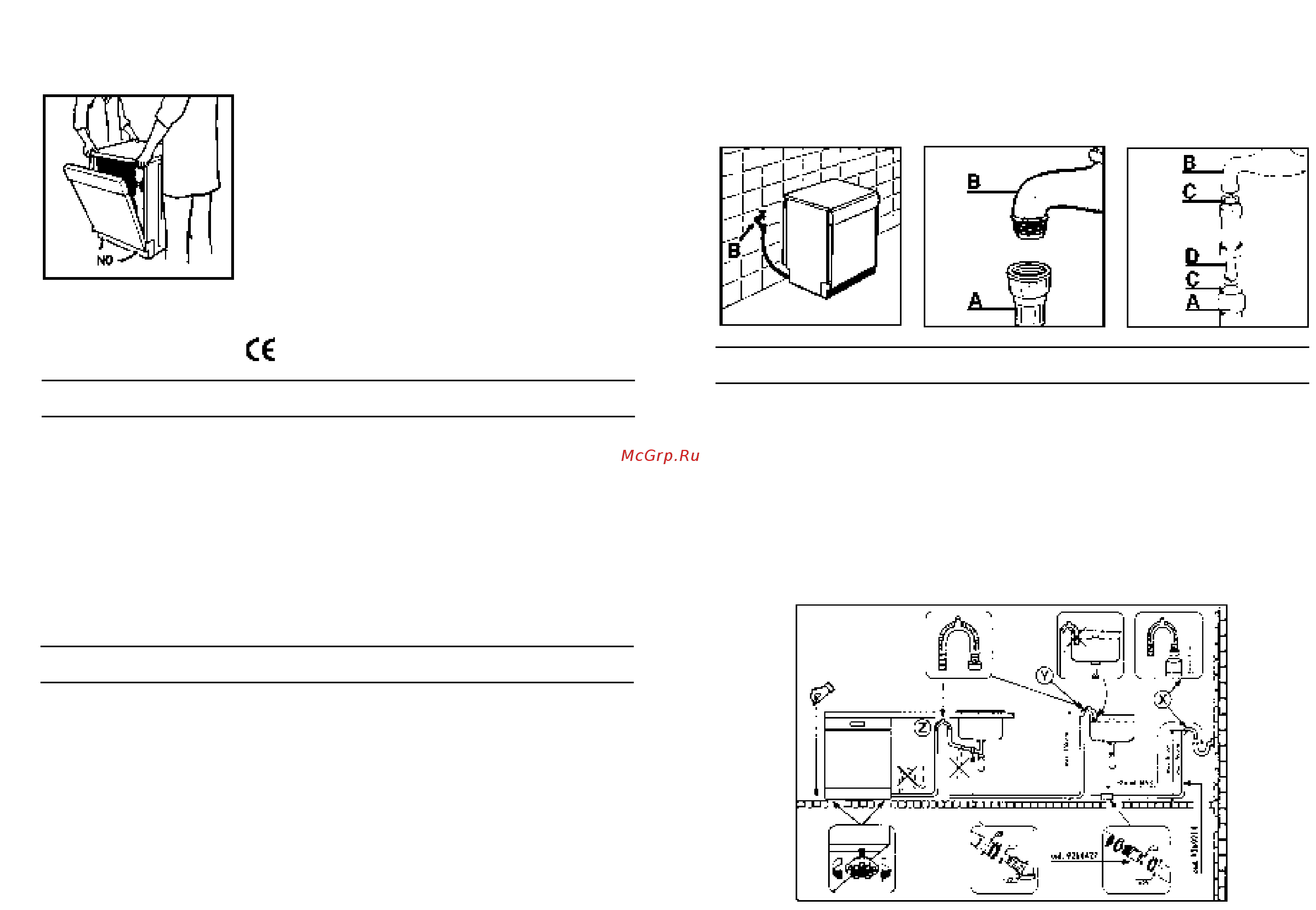 Candy LS CD 373 C [16/53] Installation technical notes