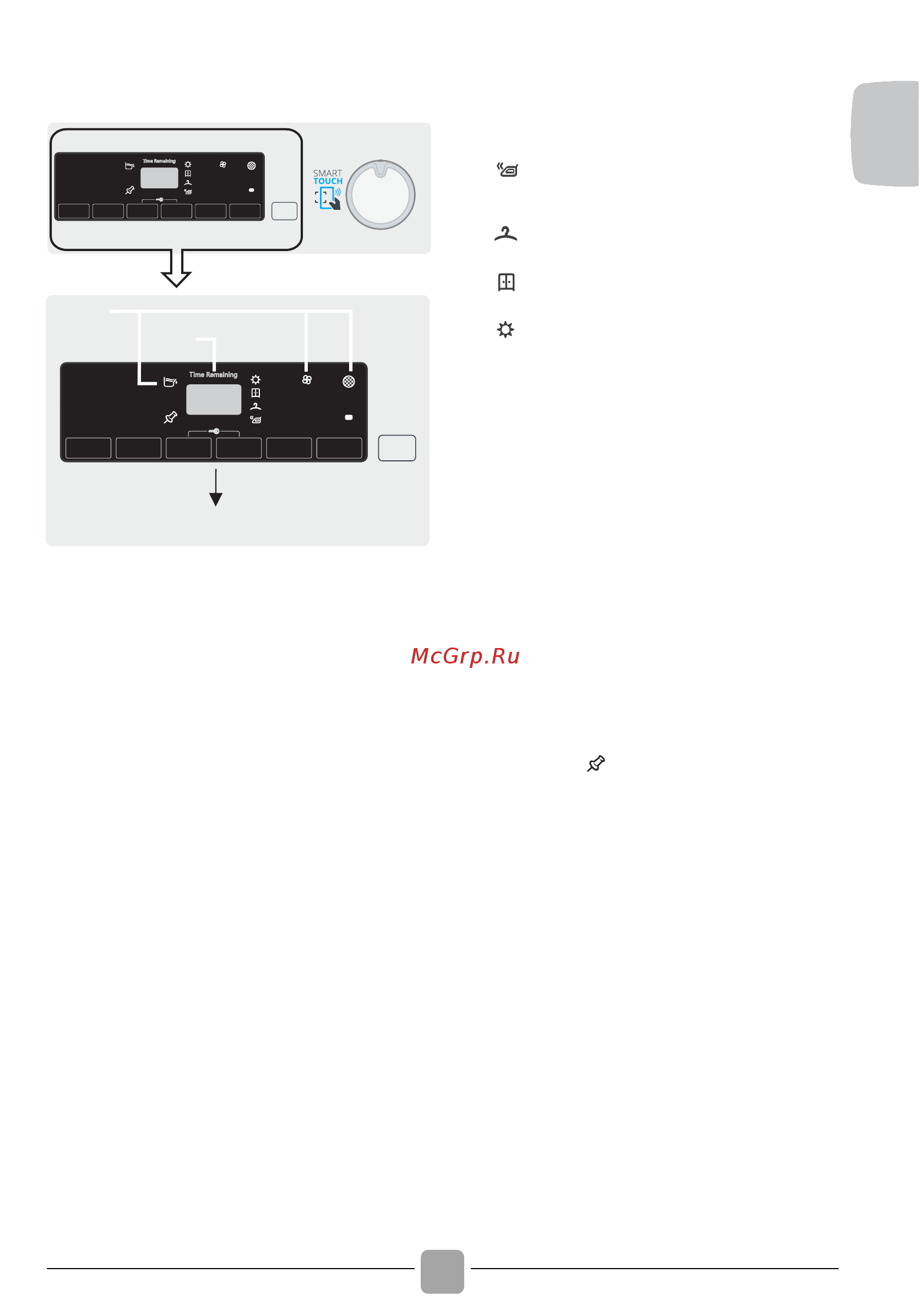 Candy CBTD 7A1TE-S [15/124] Key lock