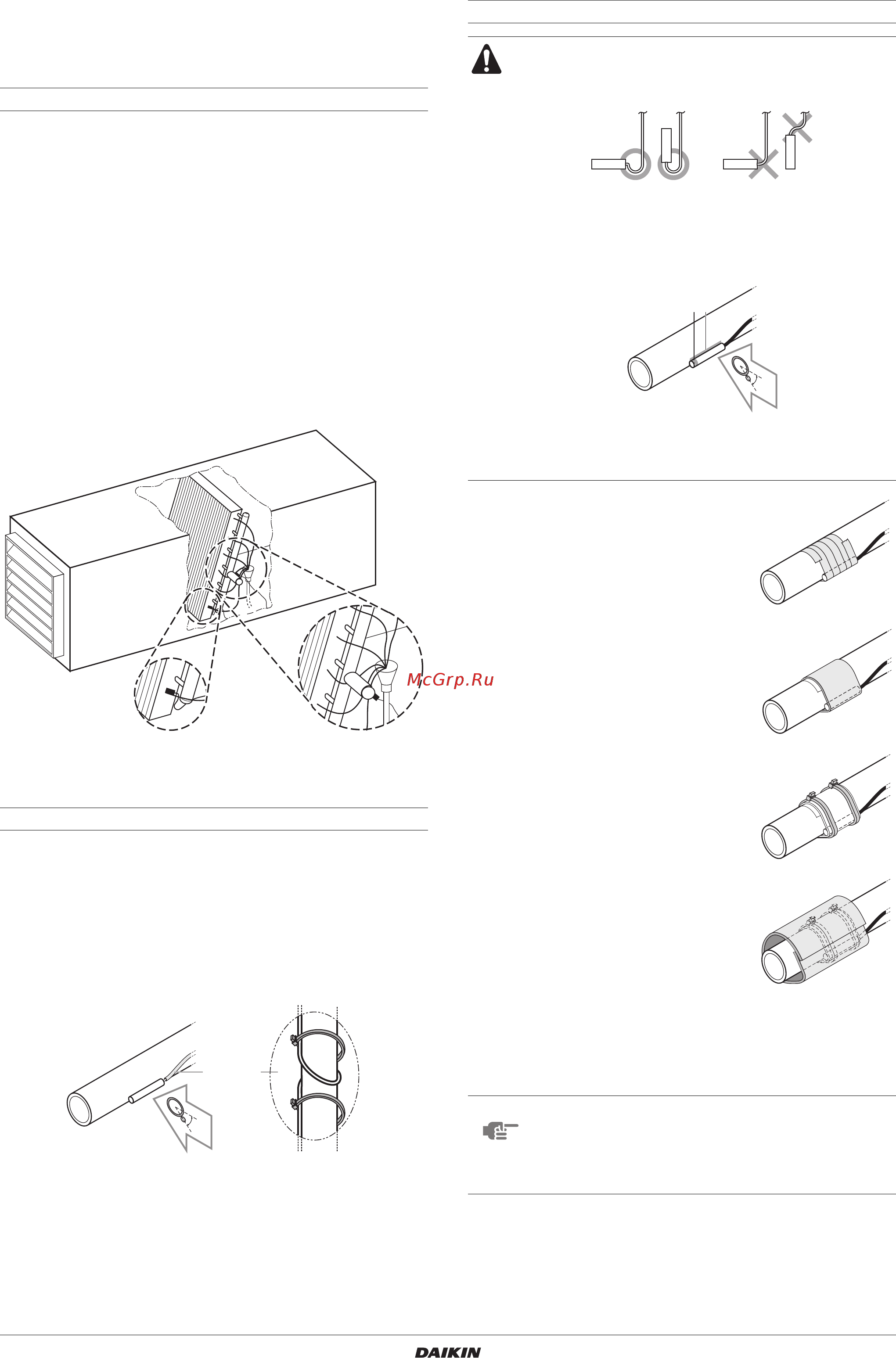 Daikin EKEQMCBAV3 [11/16] Установка термисторов