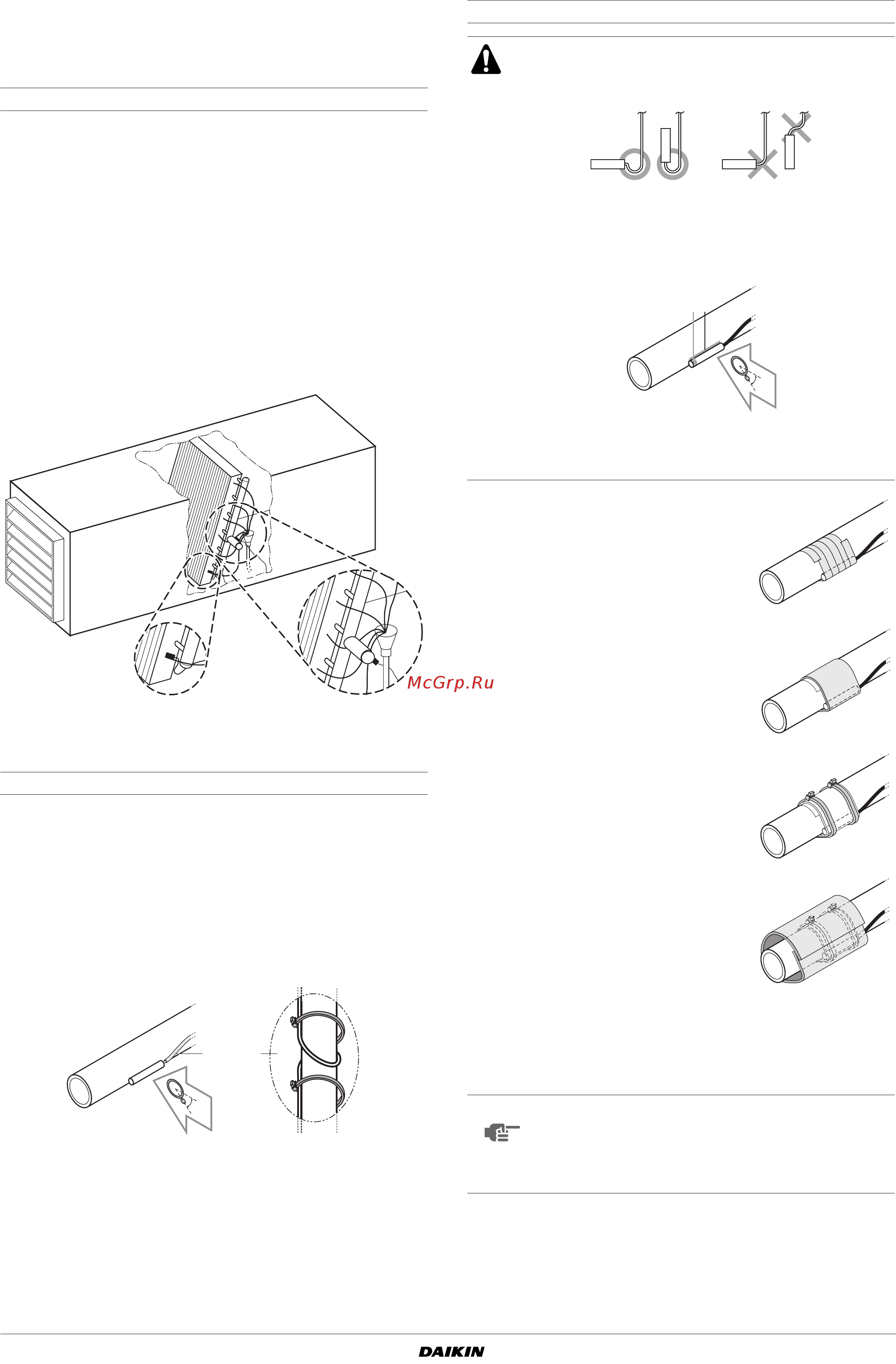 Daikin EKEQMCBV3 [11/16] Установка термисторов