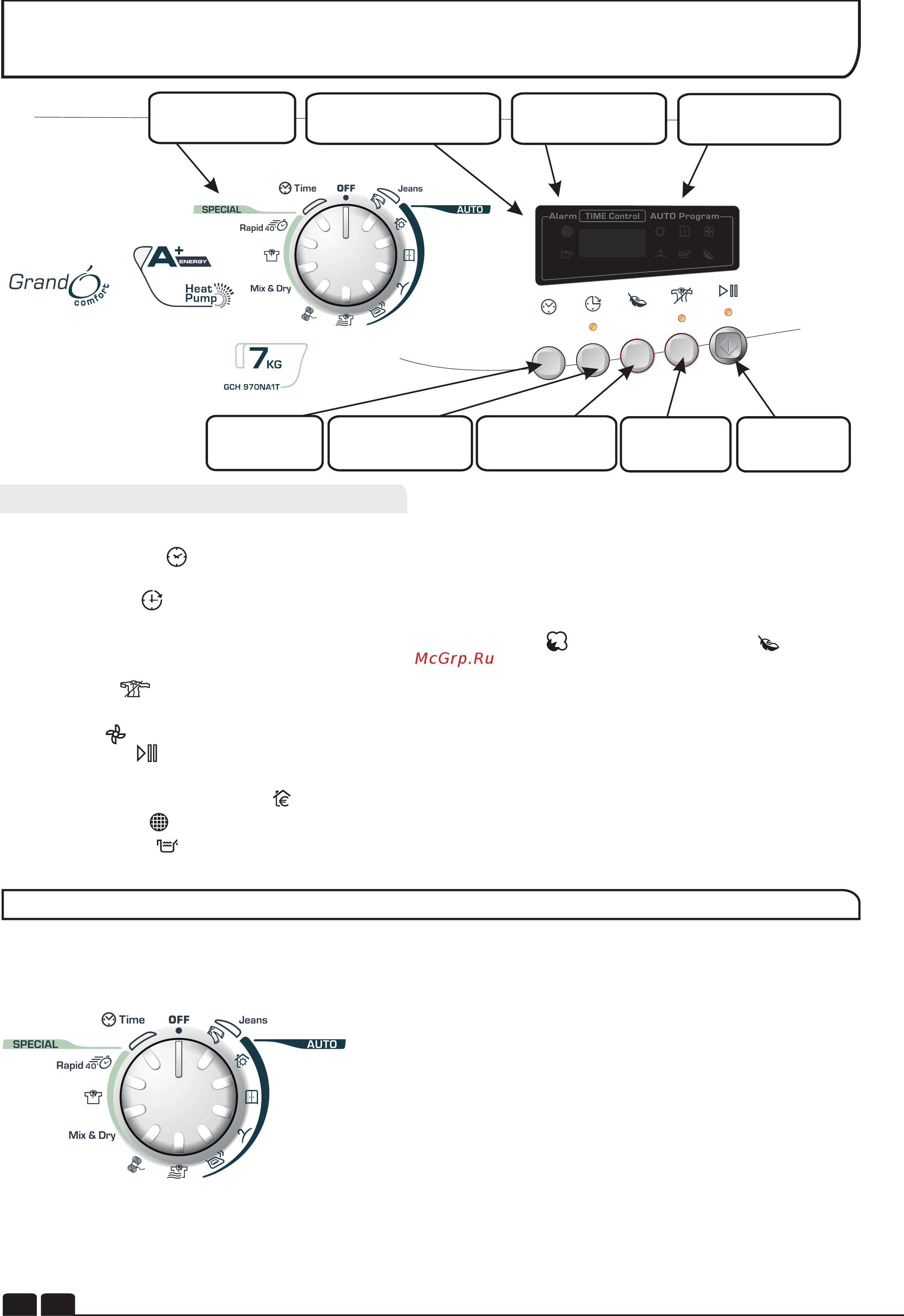 Candy GCH 970NA1T-S [44/86] Commandes et indicateurs