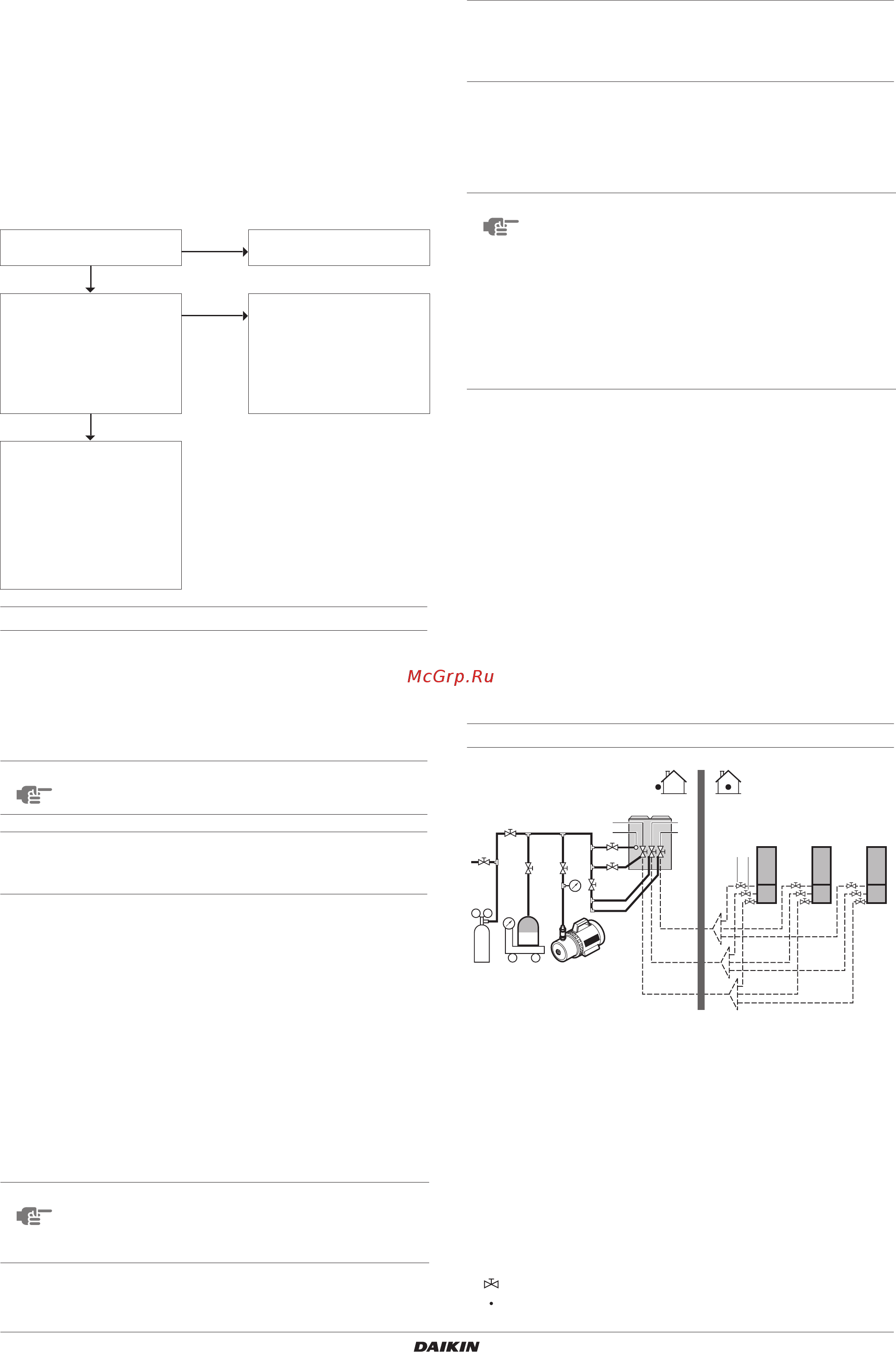 Daikin EMRQ8AAY1 [20/36] Проверка на утечки и осушка вакуумированием