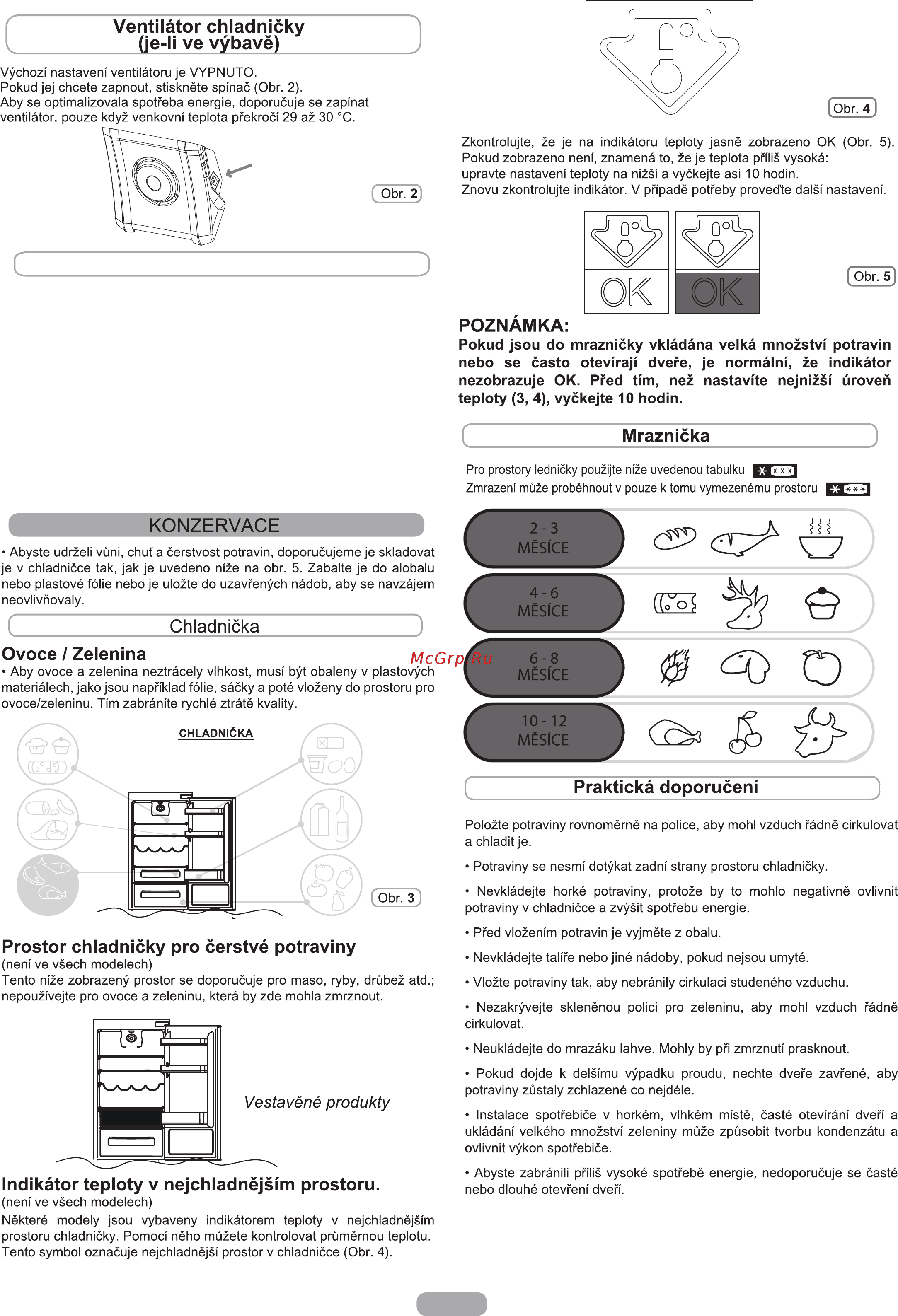Candy BCBF 182 N [116/197] Led uva světla pokud je přítomen