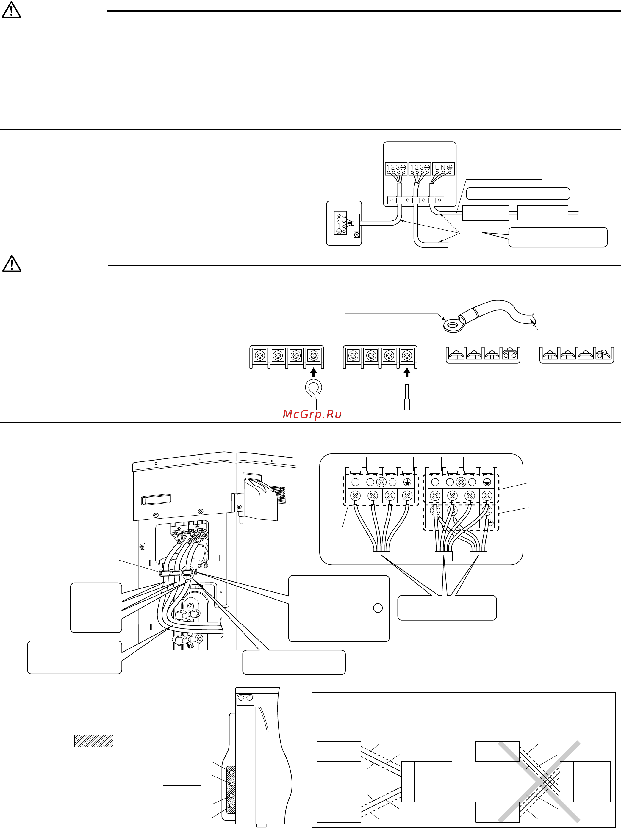 Daikin 2MXU50GV1B [15/17] Wiring