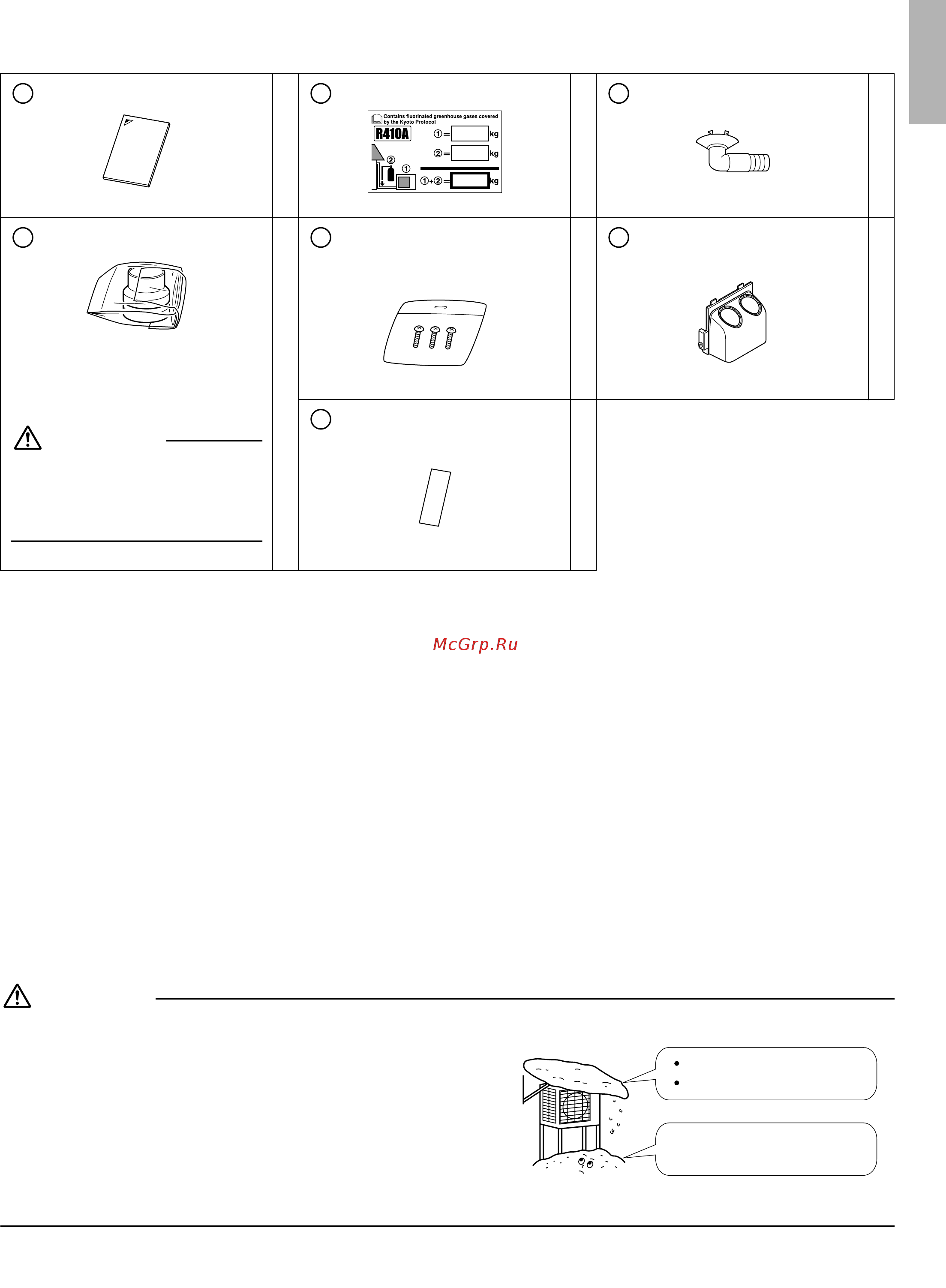 Daikin 2MXU50GV1B [4/17] Accessories