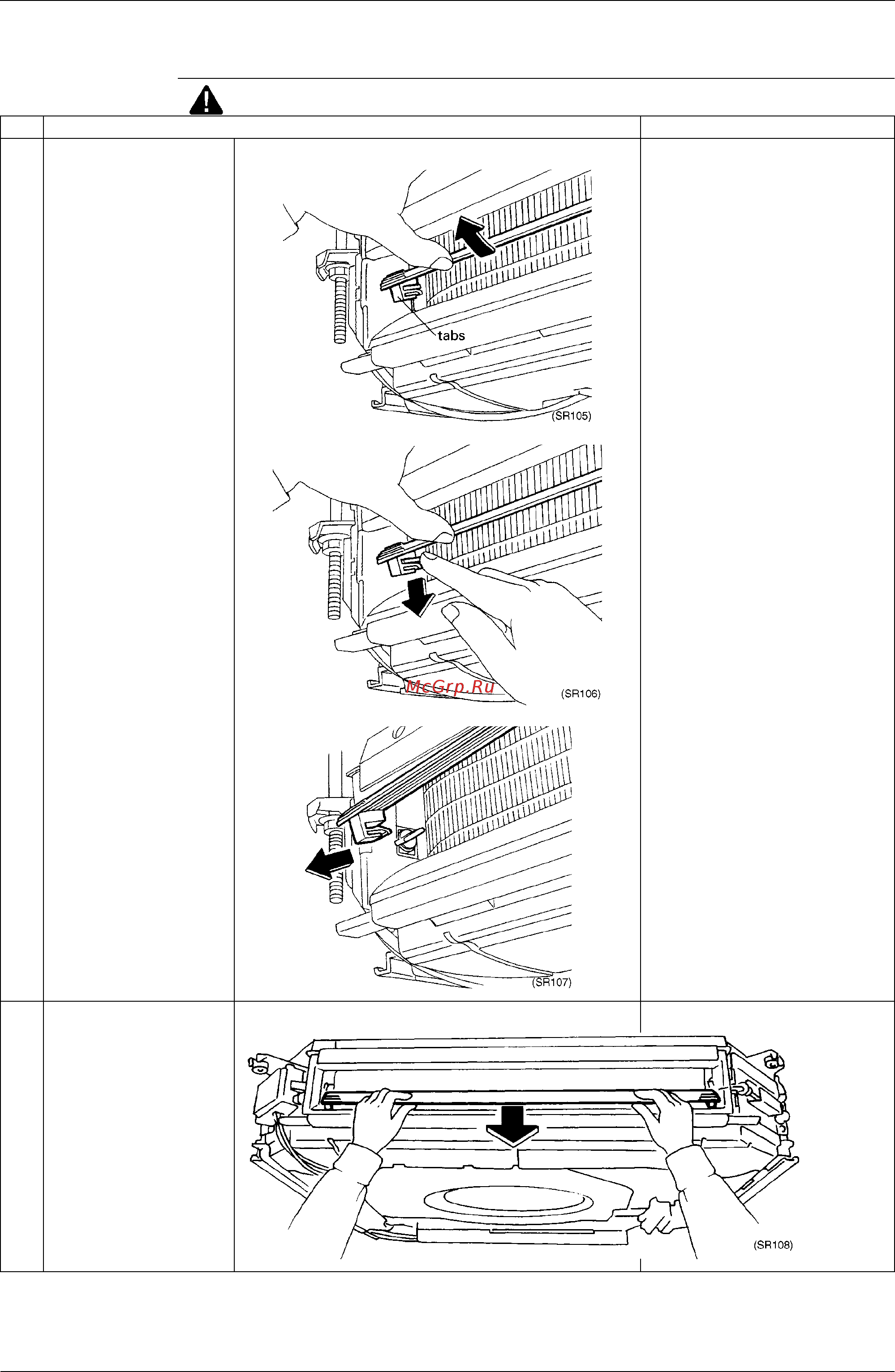 Daikin FHYC50KVE [173/244] Removal of air flow control blade