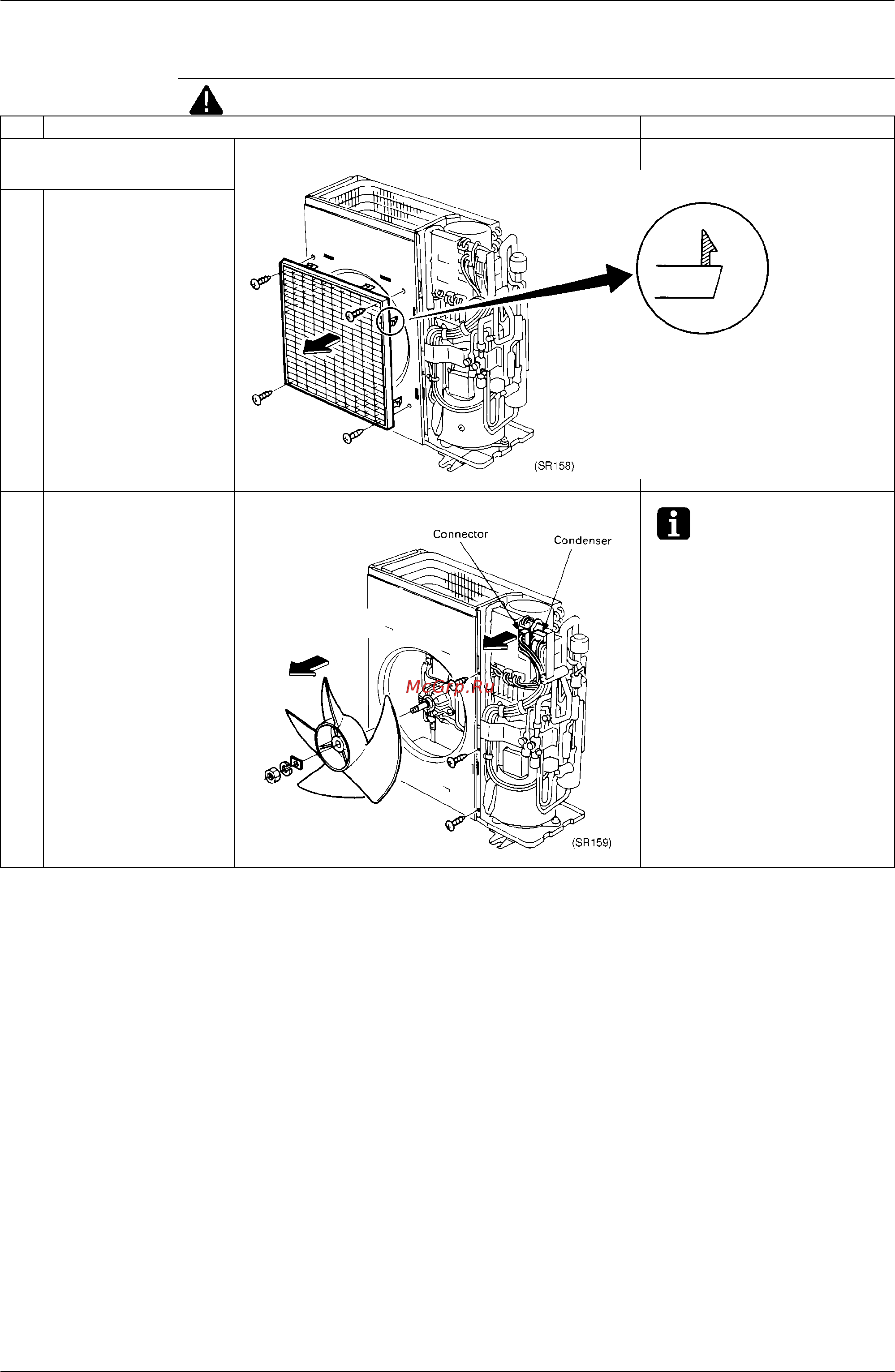 Daikin FHK35FJV1 [192/244] Removal of outdoor unit fan and fan motor