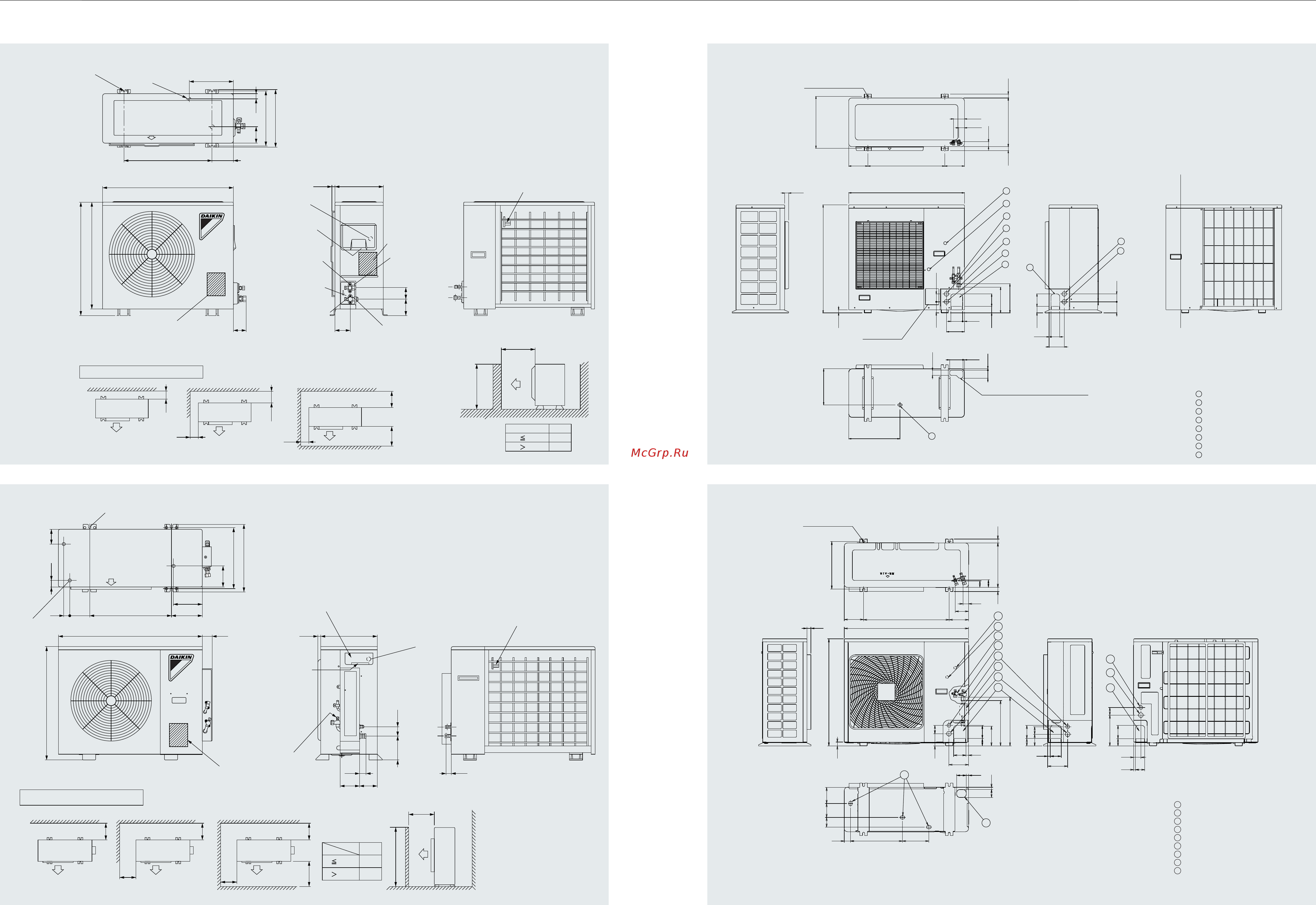Daikin FHY71BVE [36/40] D i m e n s i o n s