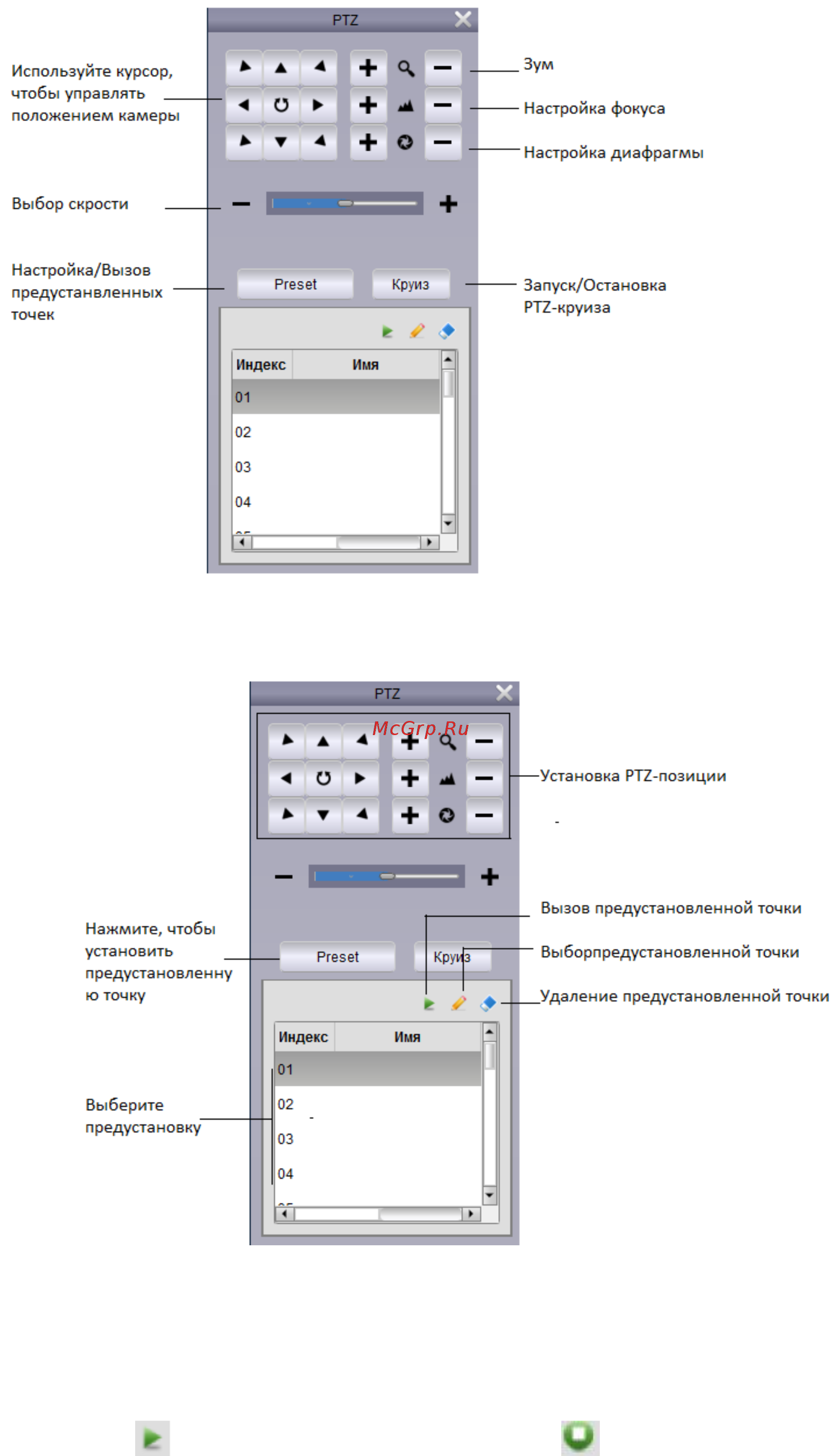 Satvision SVR-8115N [18/39] Ptz круиз