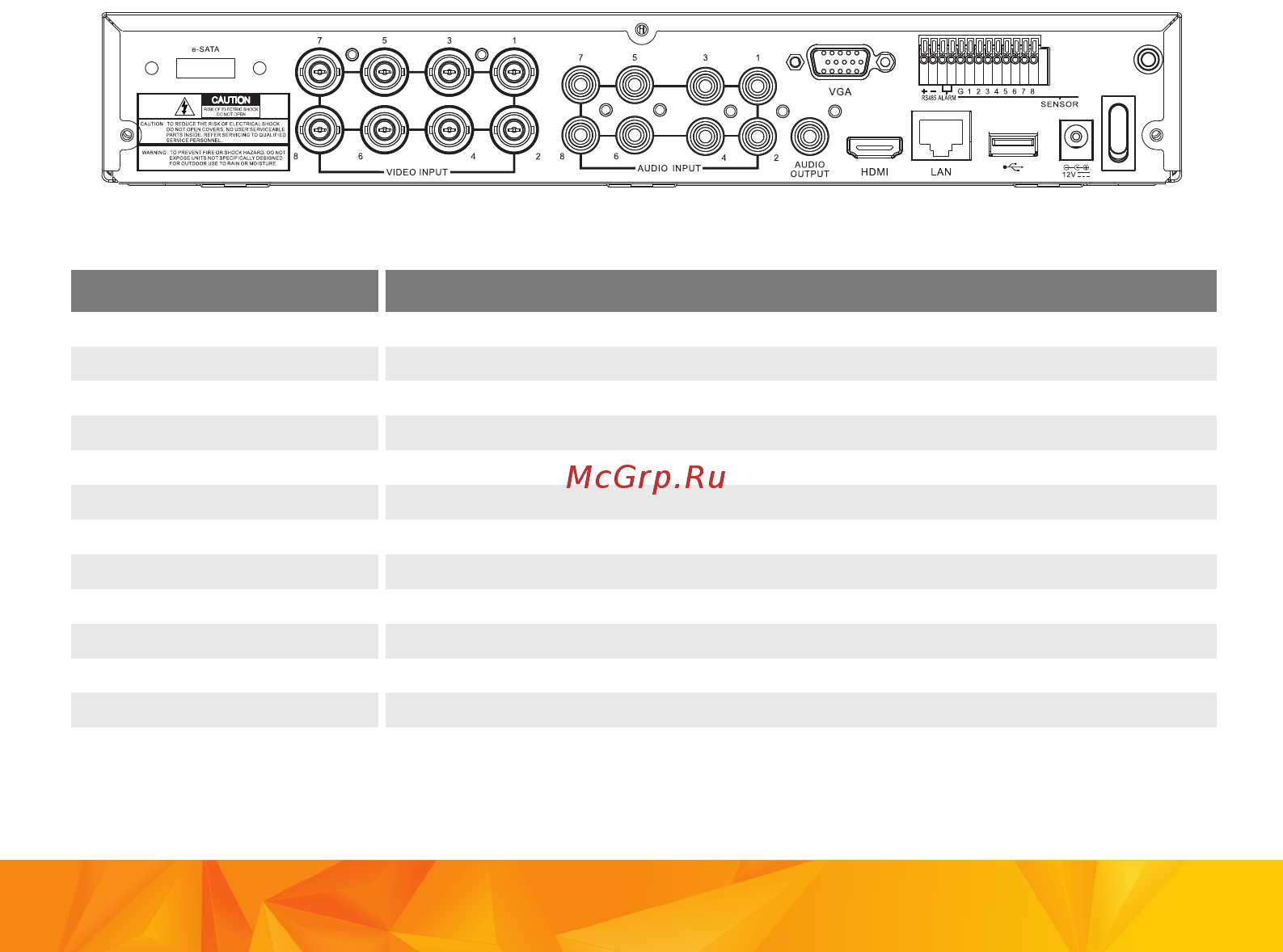 Satvision SVR-8115F v2.0 [3/24] Данная краткая инструкция предназначена для быстрой установки сетевого регистратора dvr и
