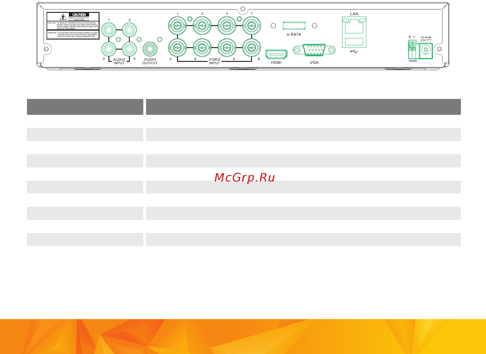 Satvision SVR-8115P v2.0 [3/24] Данная краткая инструкция предназначена для быстрой установки сетевого регистратора dvr и