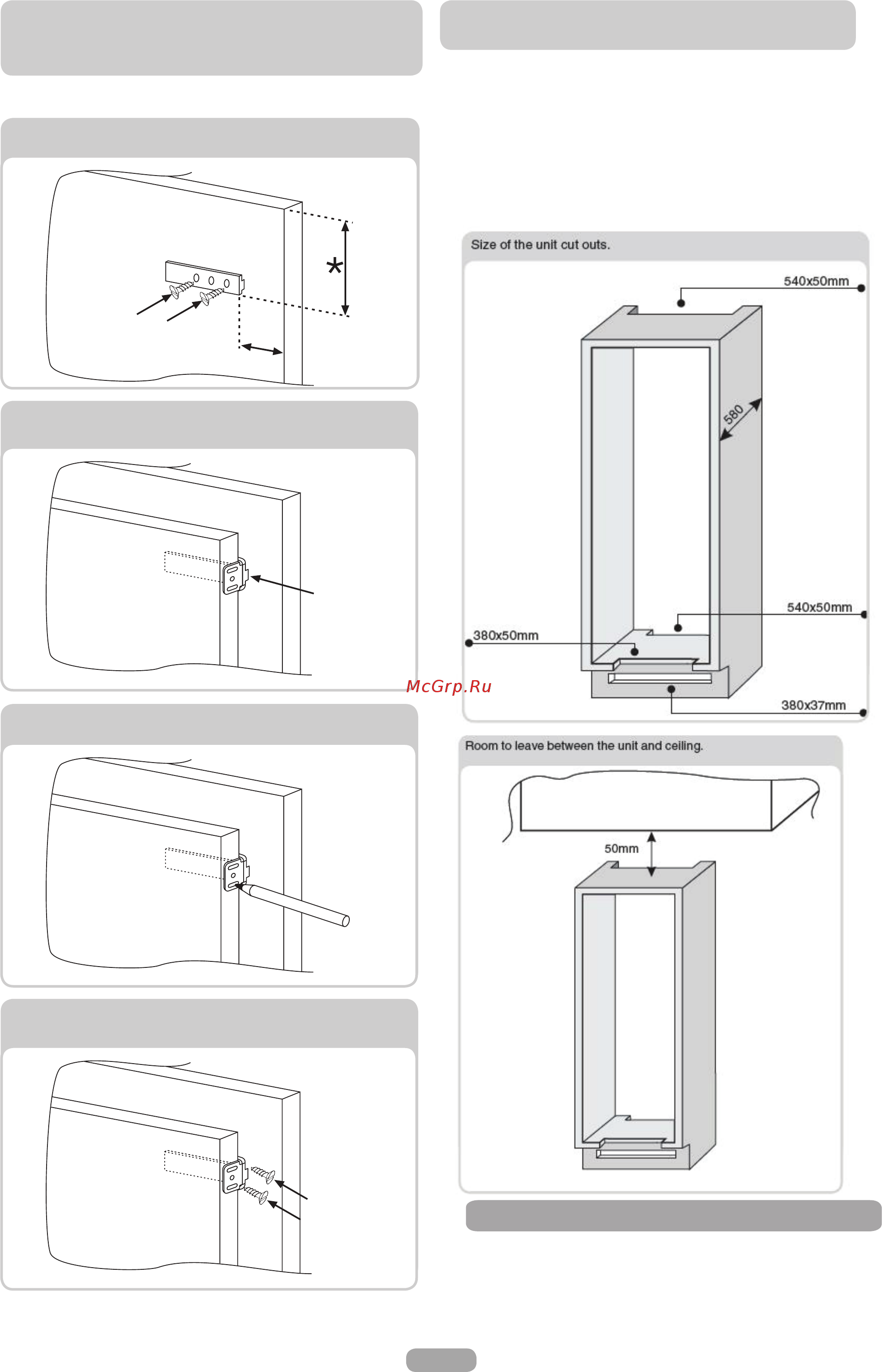 Candy BCBF 50 NUK/N [12/14] Precautions for the correct operation