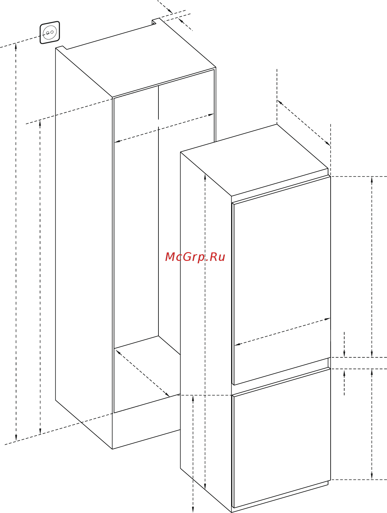 Candy BCBS 172 TL [126/132] Afmetingen