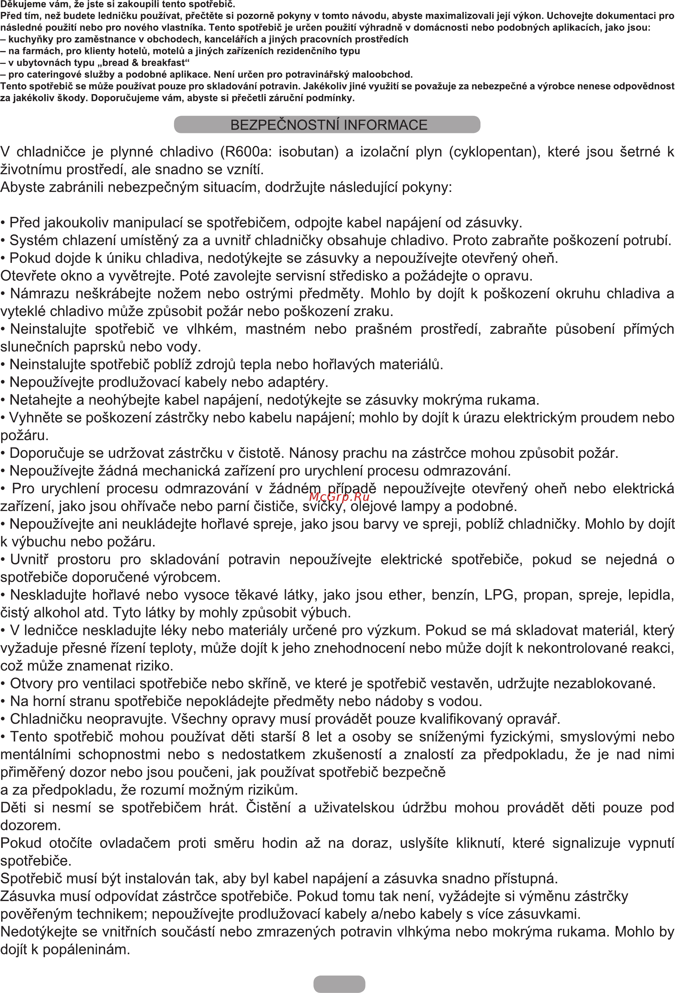 Candy BCBS 174 NPU [112/159] Varování tento přístroj obsahuje uv zářič nedívejte se přímo do světelného zdroje