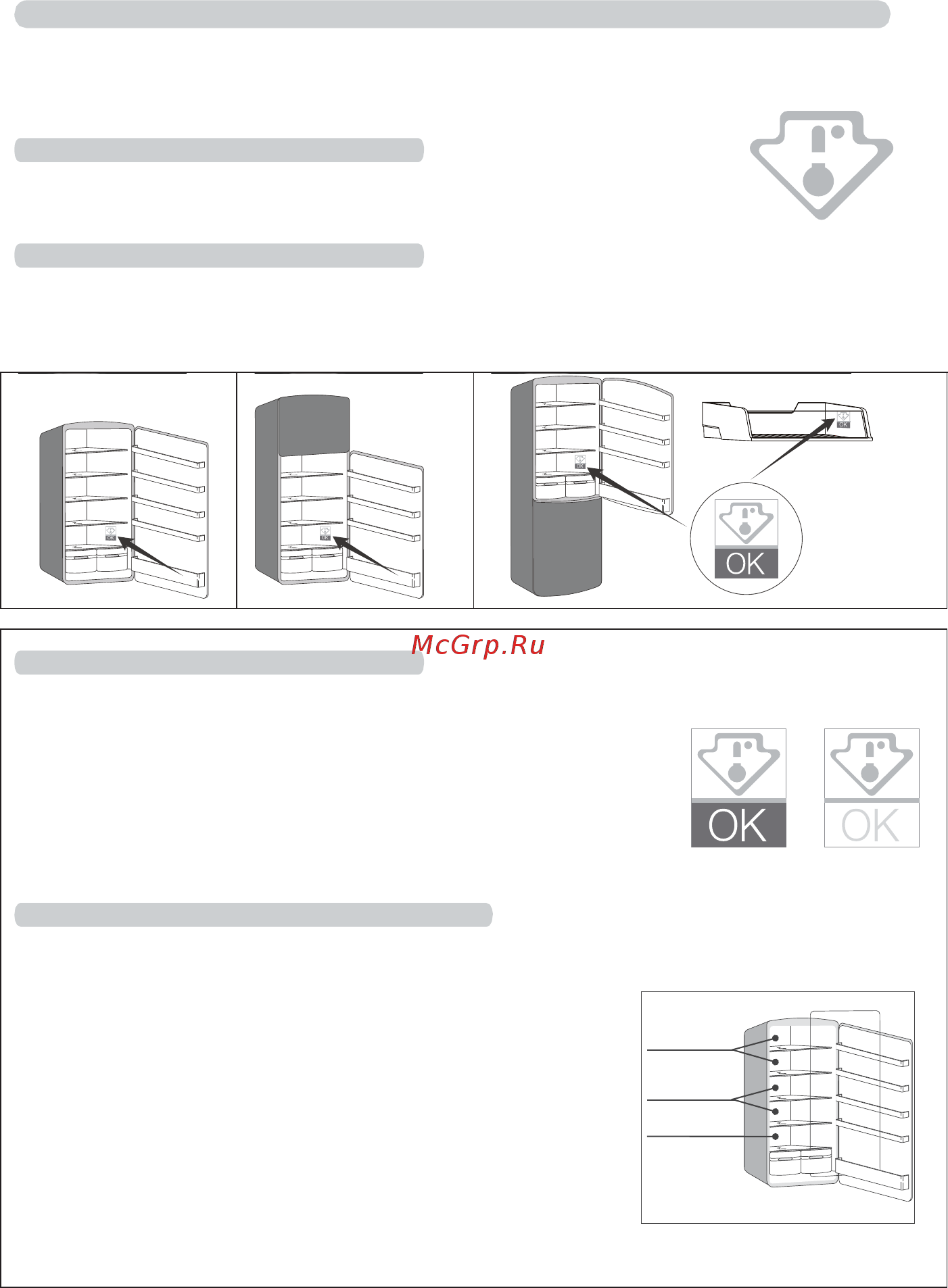 Candy BCBS172HP [164/220] Indicator si element de control pentru temperatura