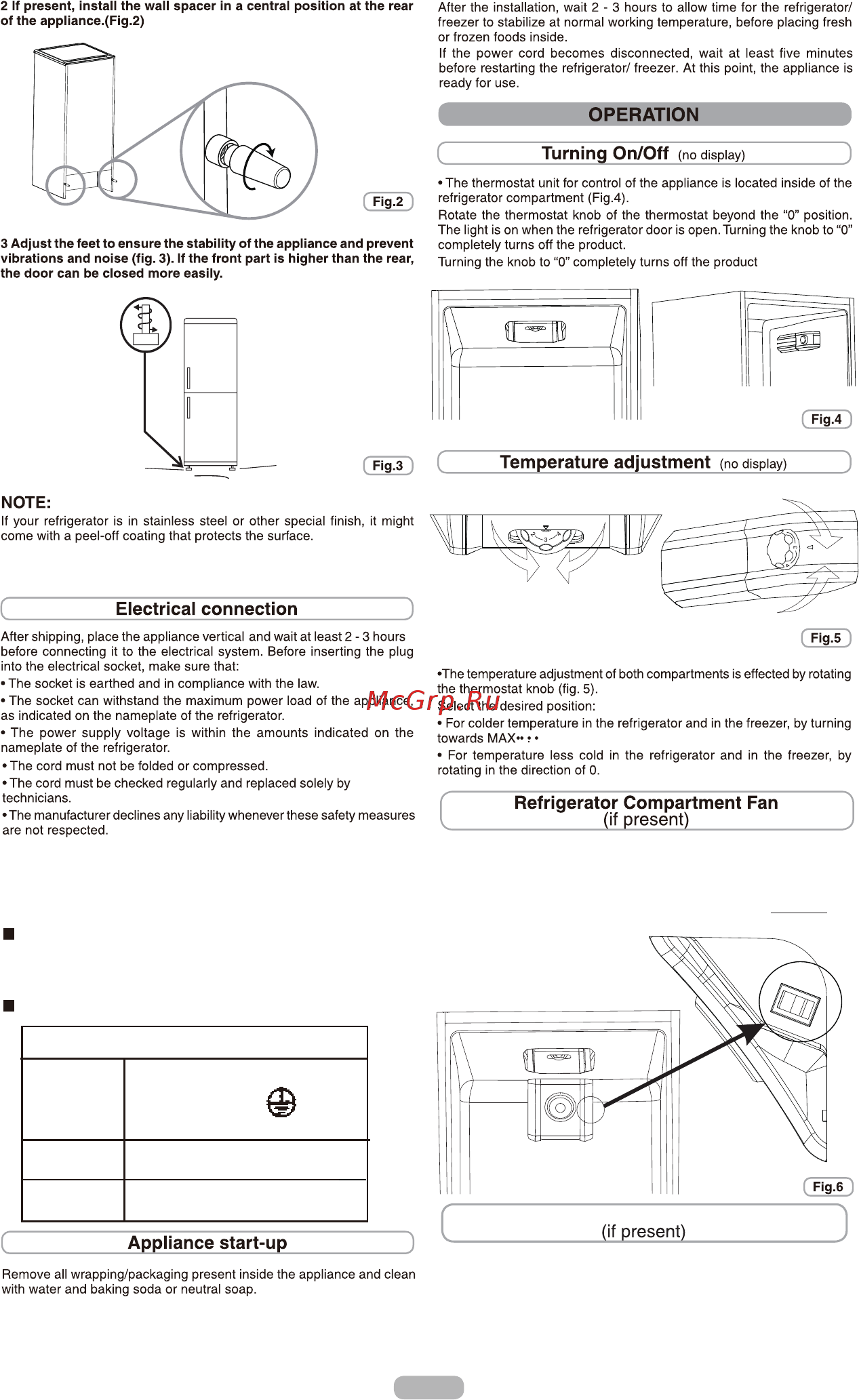 Candy CKCS6186IXV/1 [19/115] Electrical connection for u k only