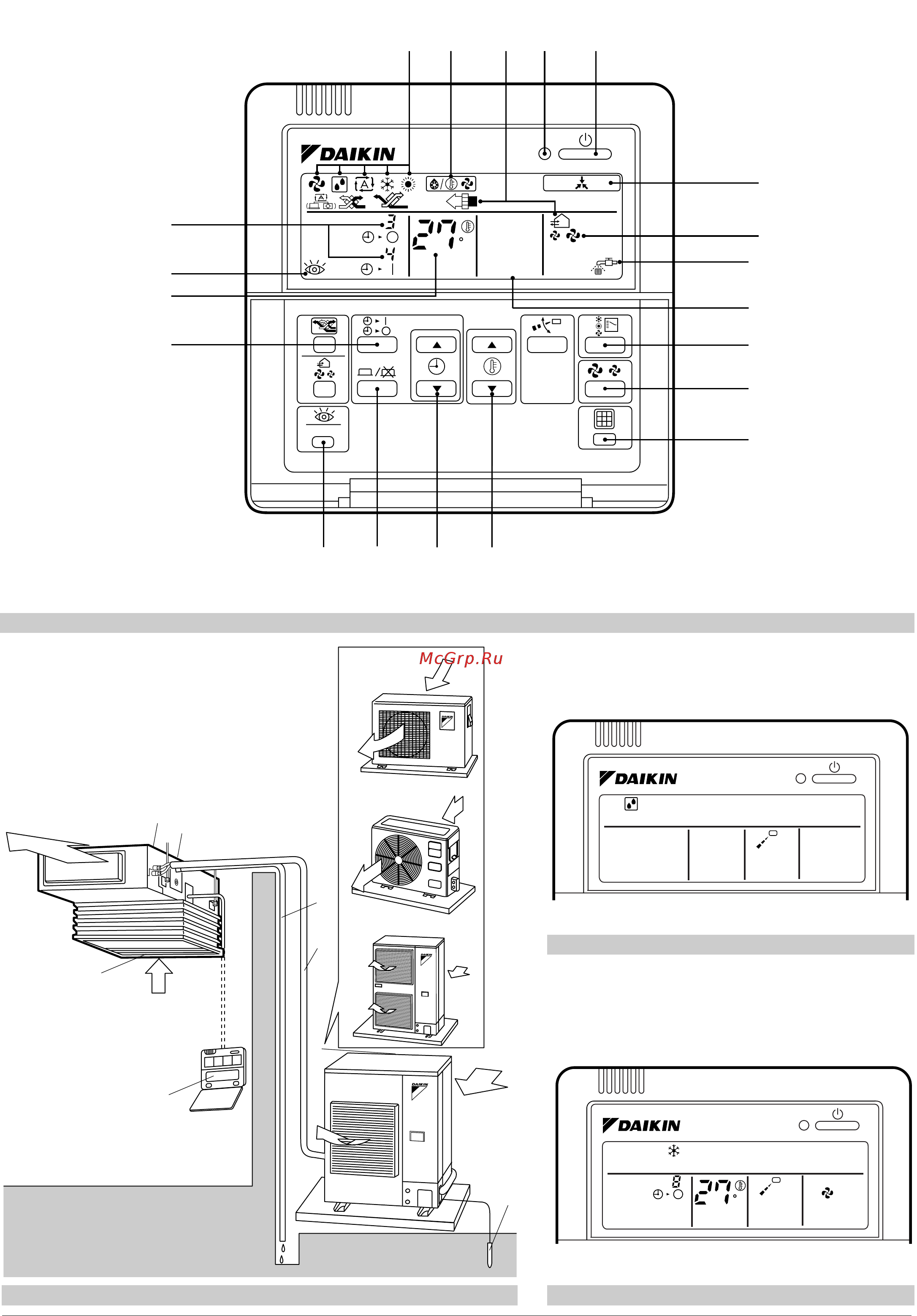 Daikin FHB45FV1 Руководство по эксплуатации онлайн [3/15] 592889