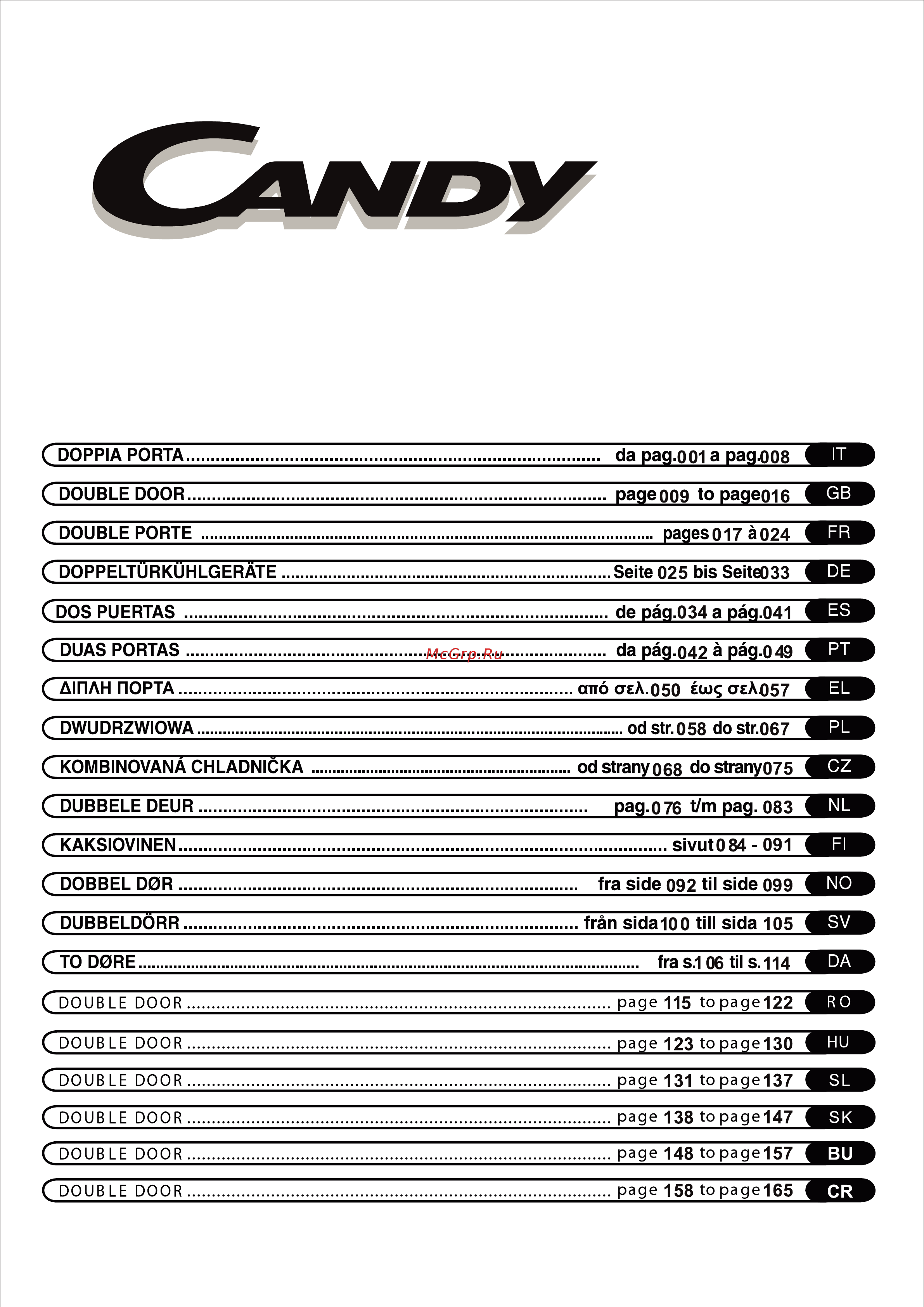 Candy CCDS 6172W Инструкция по эксплуатации онлайн