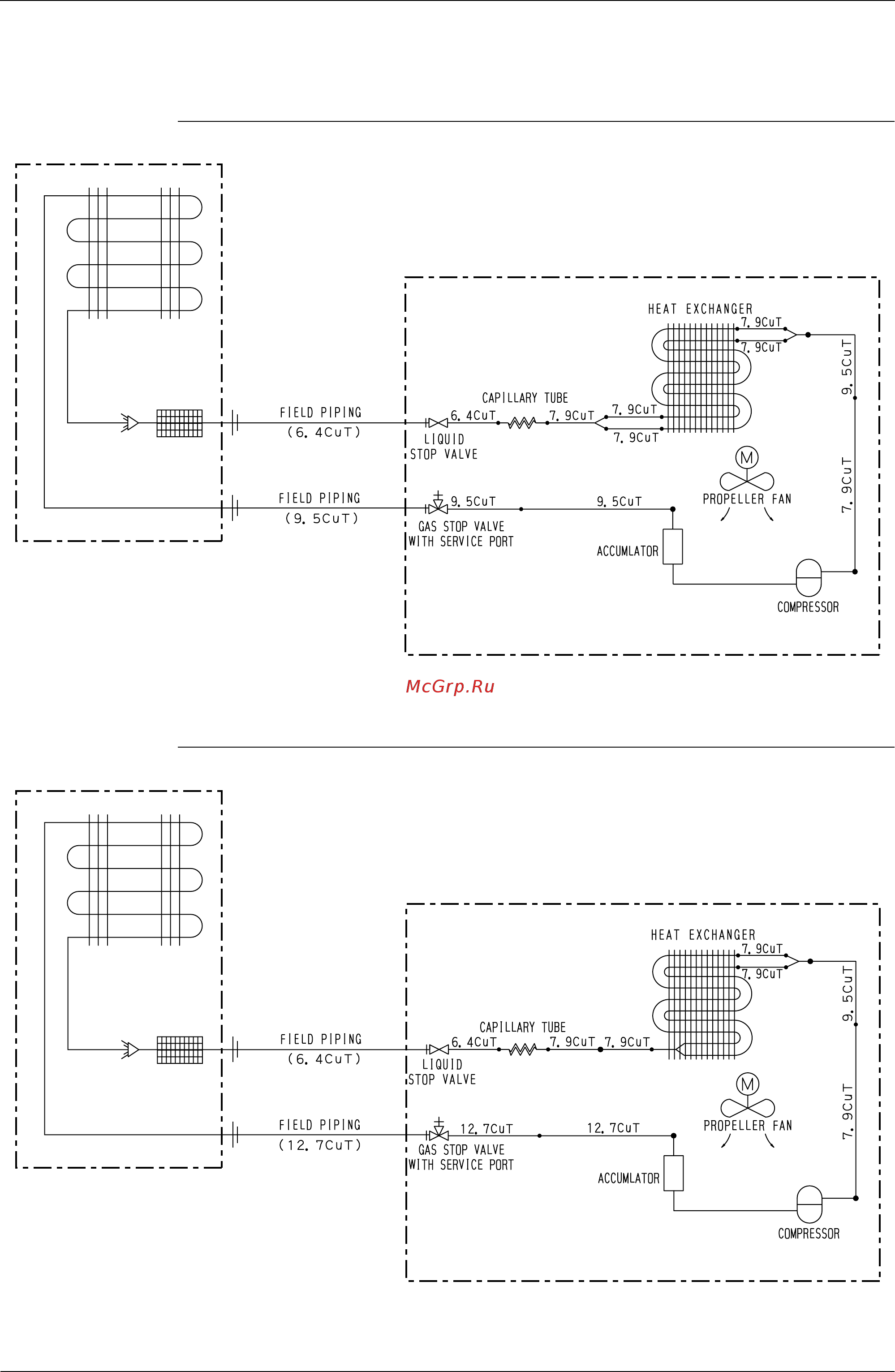 Daikin FDBG60AVE [21/50] Piping diagrams