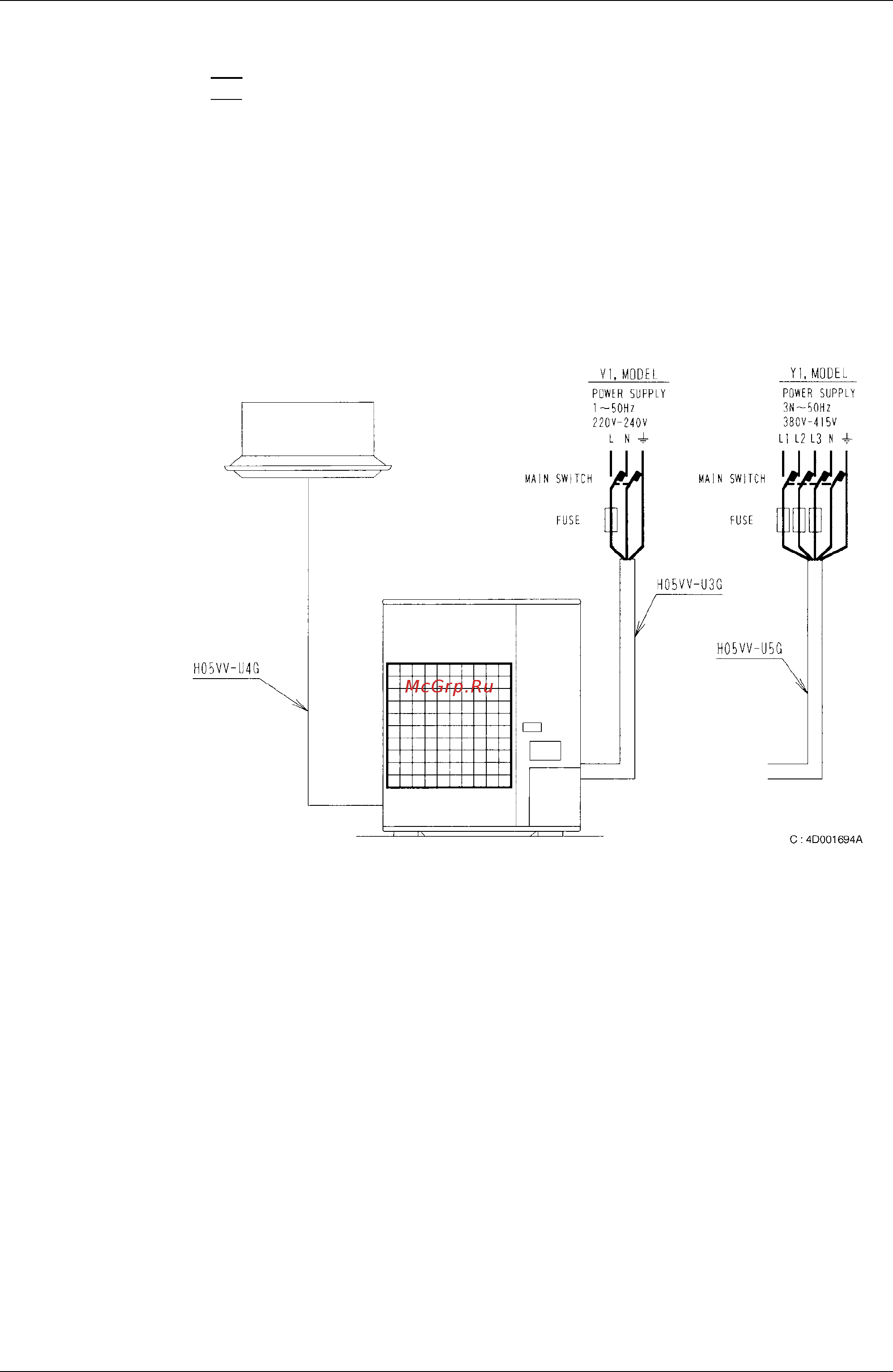 Daikin FDBG71AVE [28/50] Ed41 015b wiring diagrams