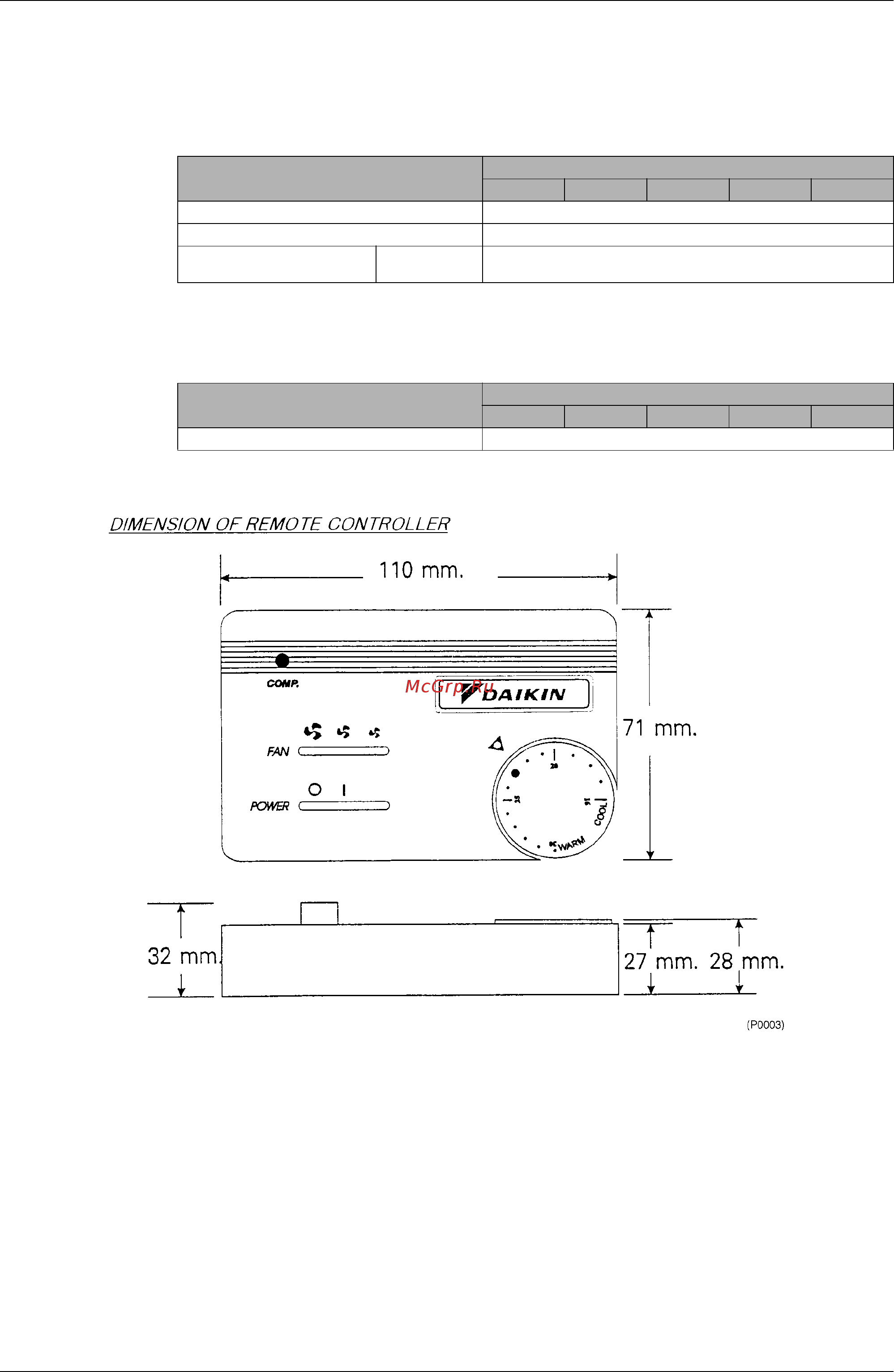 Daikin FDMG180AV1 [10/51] Optional accessories