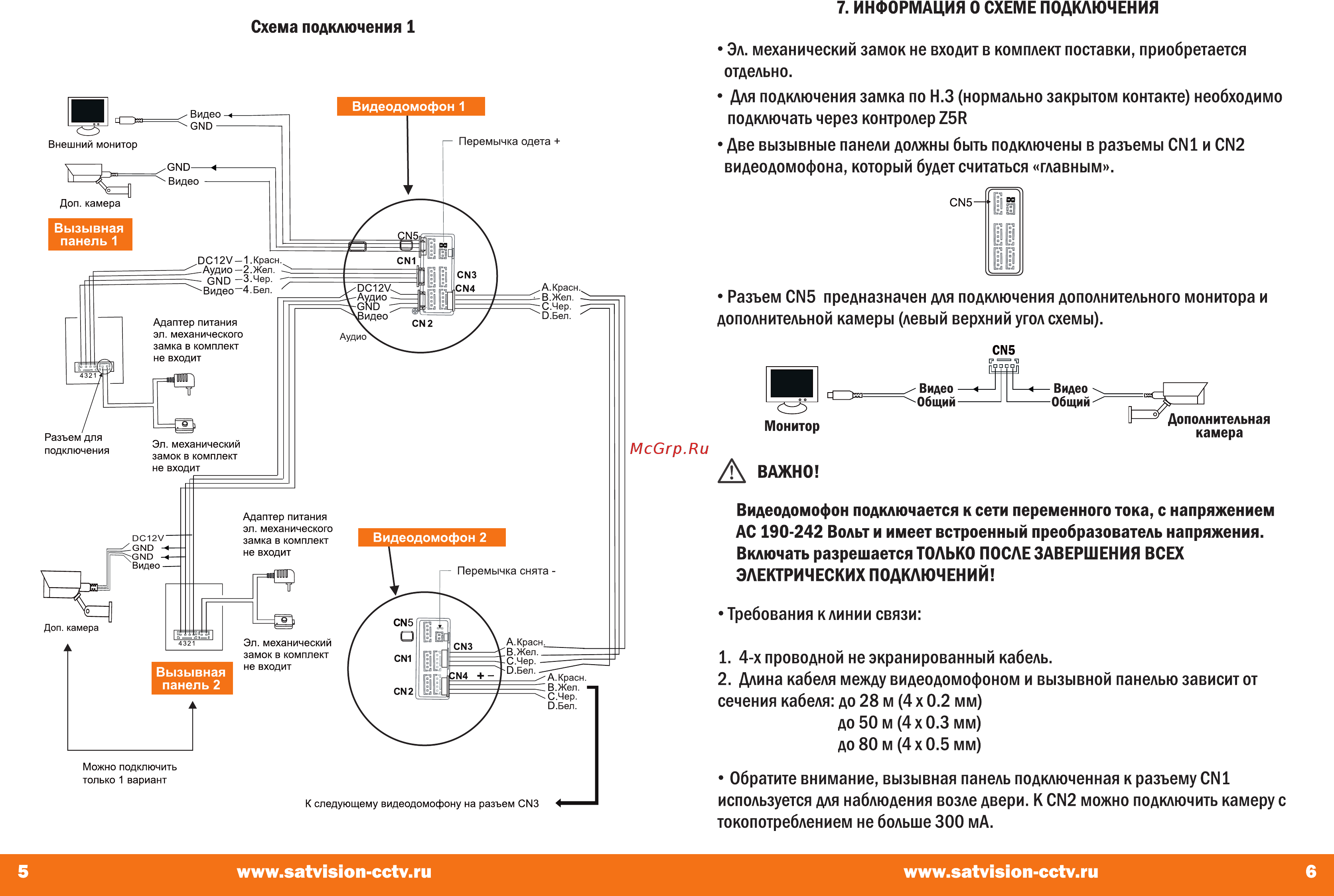 Satvision SVM-1000M [4/7] Вызывная панель 1