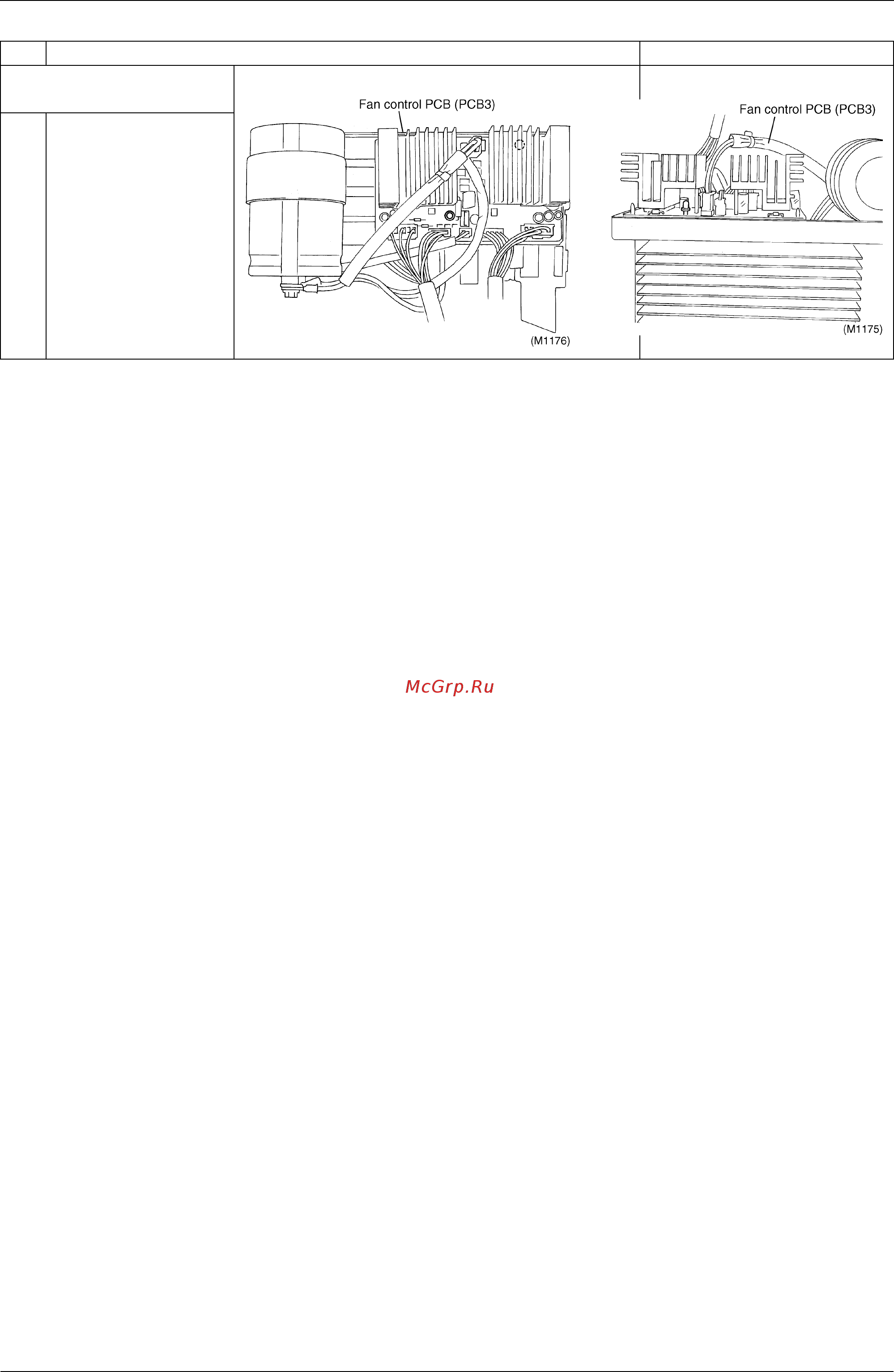 Daikin FDYM03FAV1C [341/410] Detaching the fan control pcb