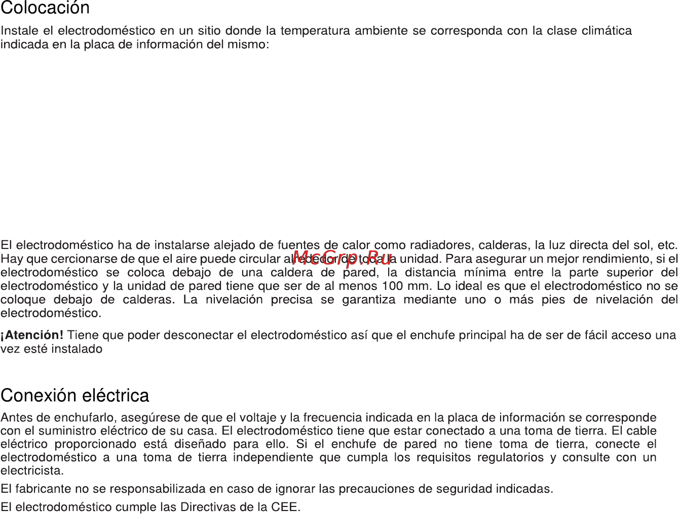 Candy CCTOS 542XHN [59/109] Lnstalaci6n