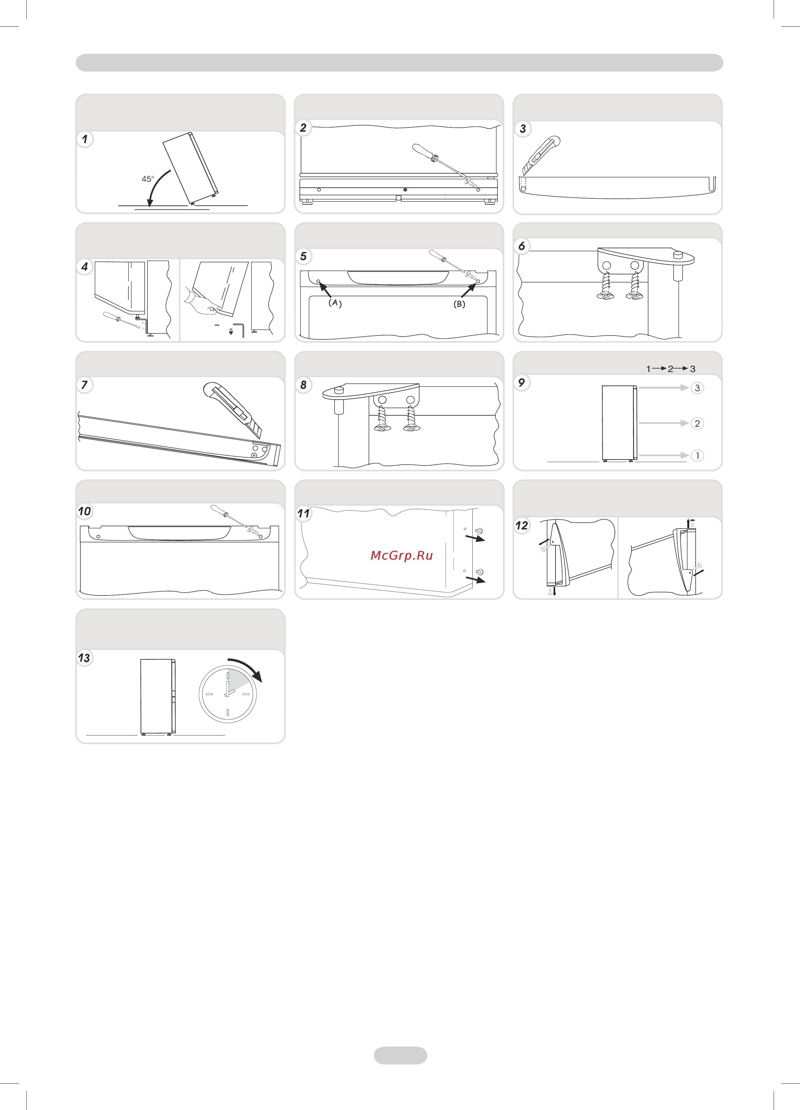 Candy CDNF 3760 [9/32] Inverser le sens d ouverture des portes
