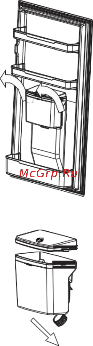 Candy CMDNV 6204W1N [20/382] Instructions for water dispenser disassembly and cleaning