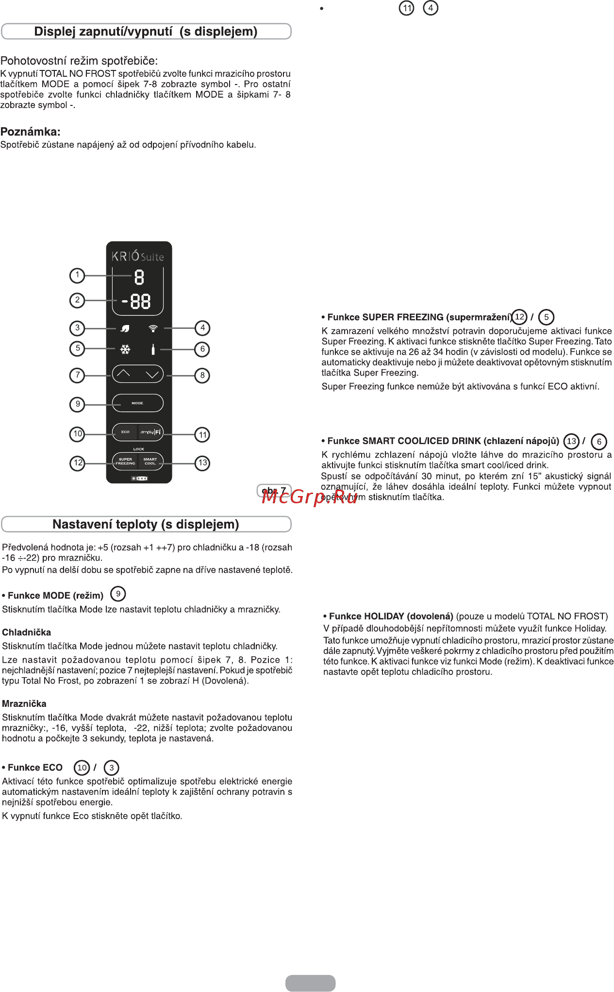 Candy CN204XPU WIFI [117/126] Cz 132