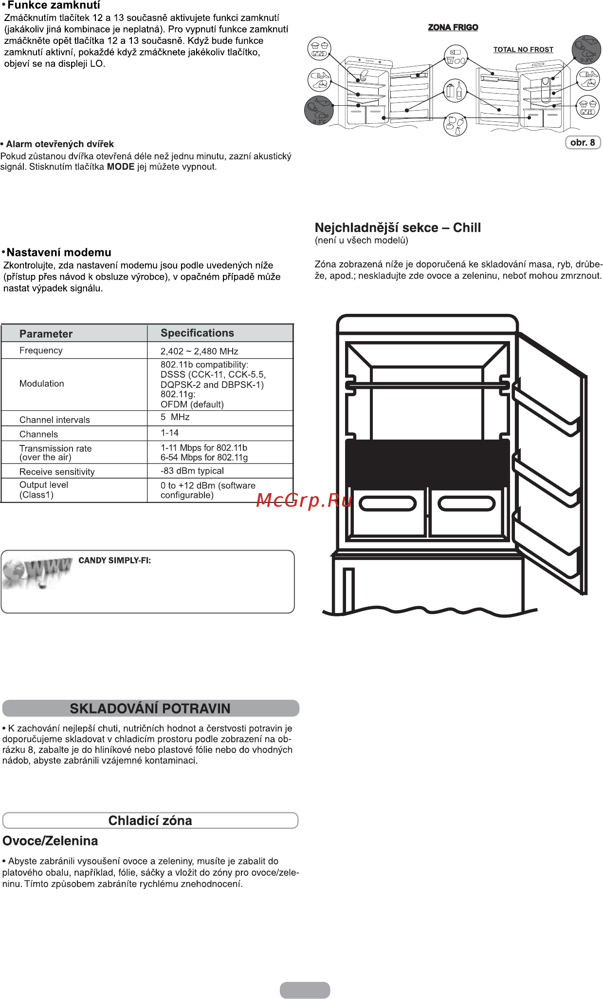 Candy CN184X WIFI [118/126] Cz 133