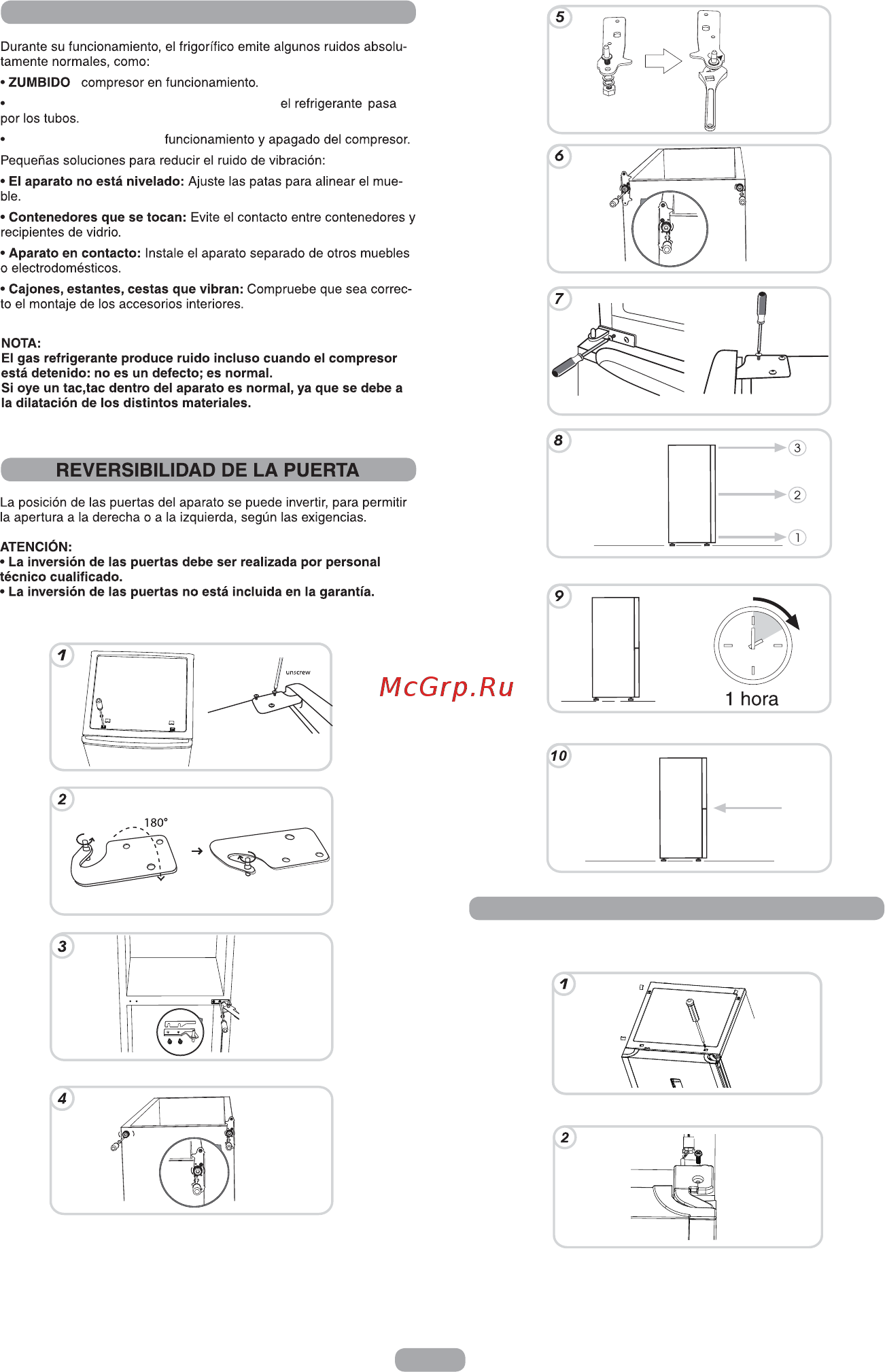 Candy CN204XPU WIFI [37/126] Reversibilidad de la puerta elect
