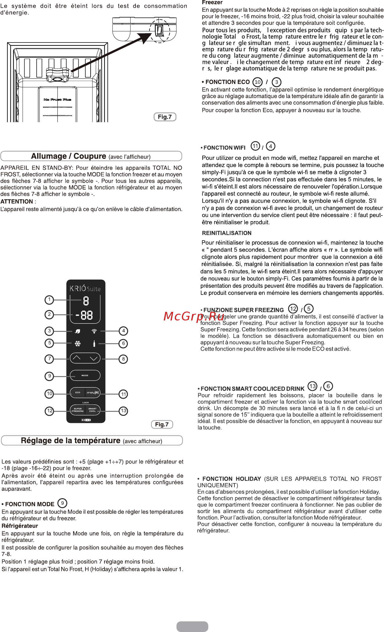 Candy CN204XPU WIFI Инструкция по эксплуатации онлайн [45/126] 593825